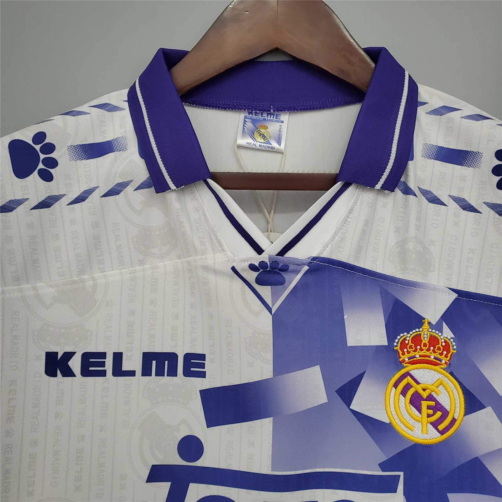 JerseysGala.com | Real Madrid Retro 96-97 Third Away Jersey -Customize Name, Number and Patch | Worldwide Shipping