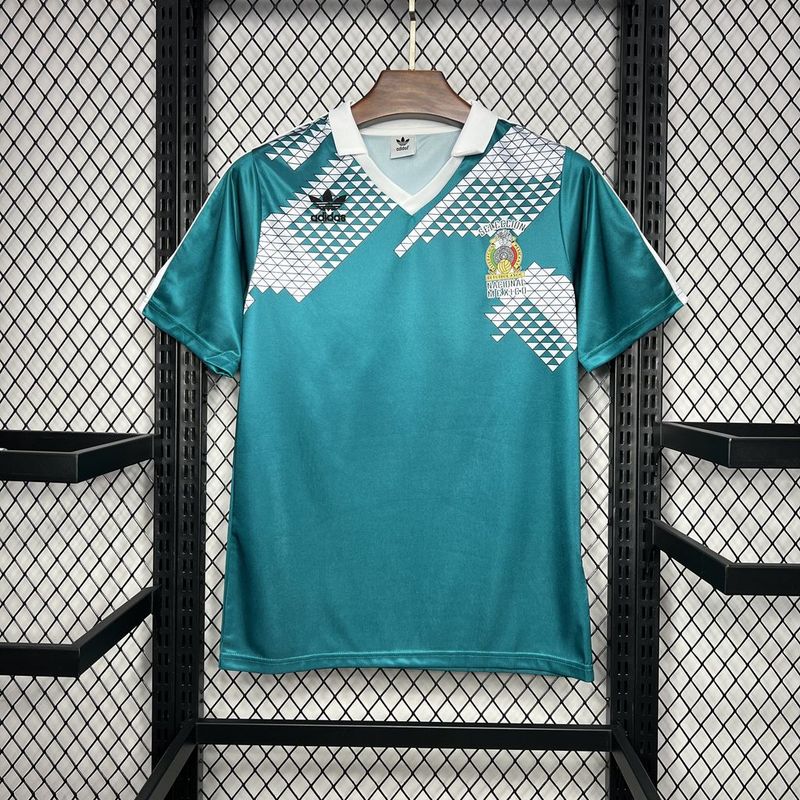 ManixJersey.com | Retro Mexico 1990 Home Stadium Jersey -Customize Name, Number and Patch | Worldwide Shipping