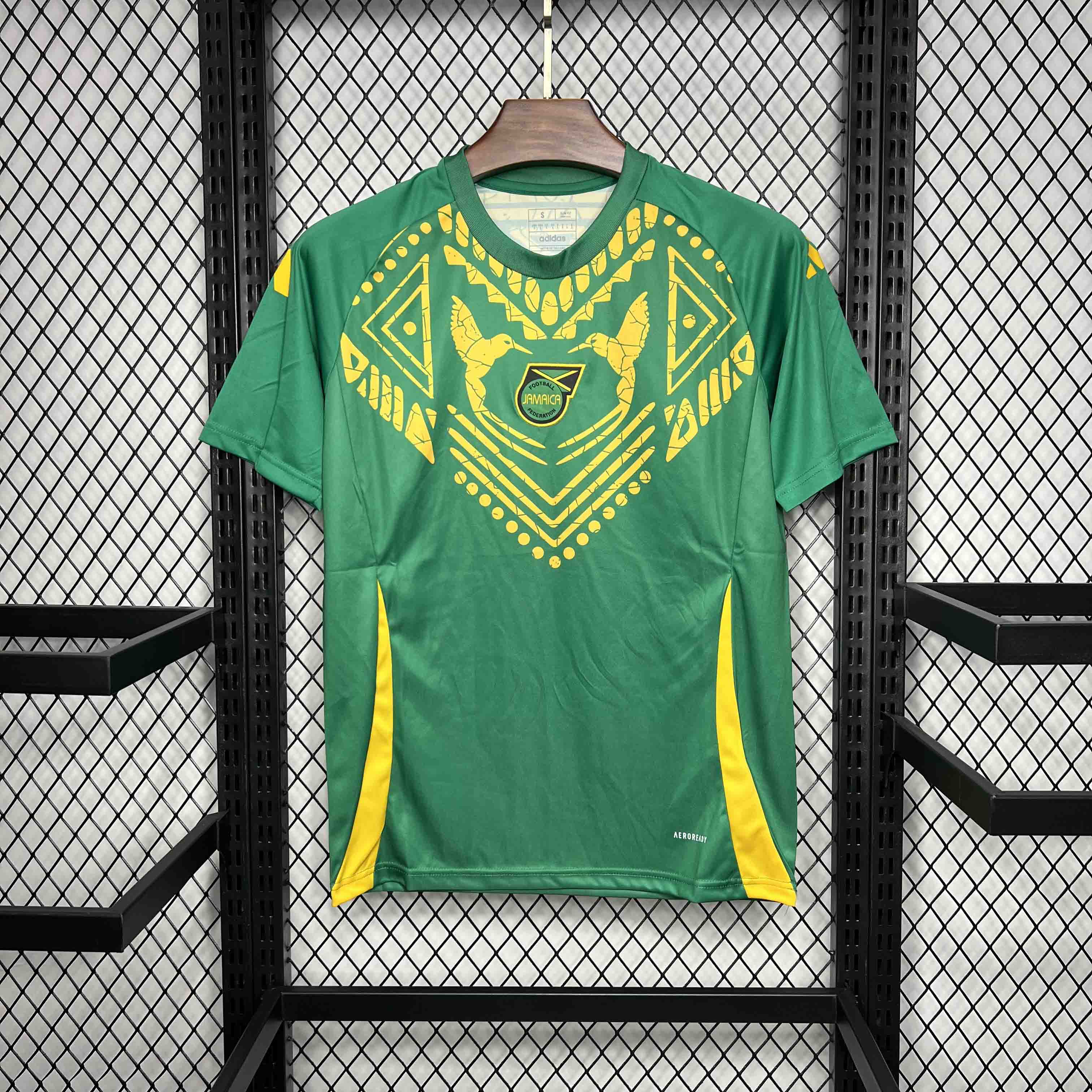 ManixJersey.com | Jamaica 24-25 Pre-Match Training Jersey - Fans Version -Customize Name, Number and Patch | Worldwide Shipping