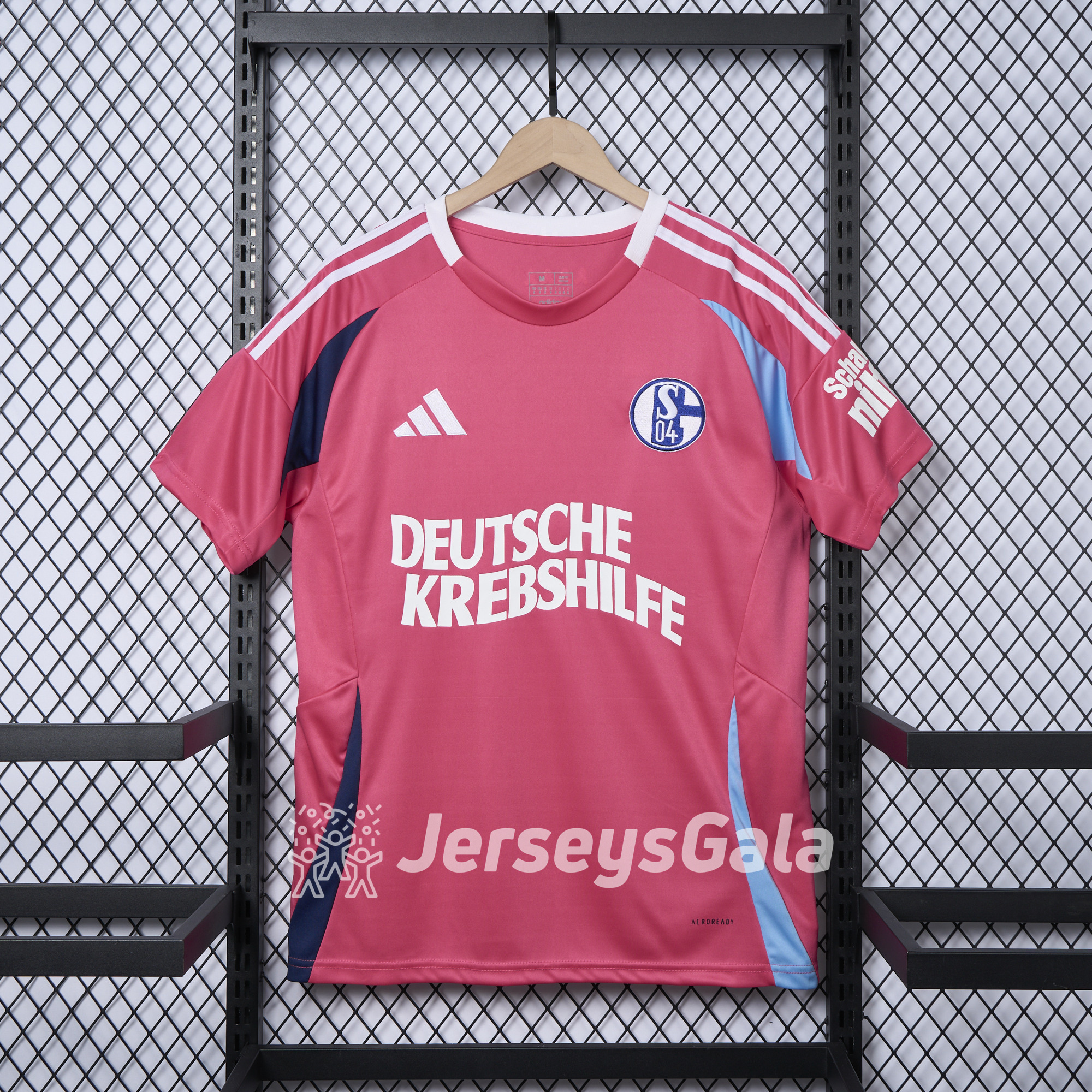 JerseysGala.com | Schalke 04 24-25 GK Pink October Jersey - Fans Version -Customize Name, Number and Patch | Worldwide Shipping