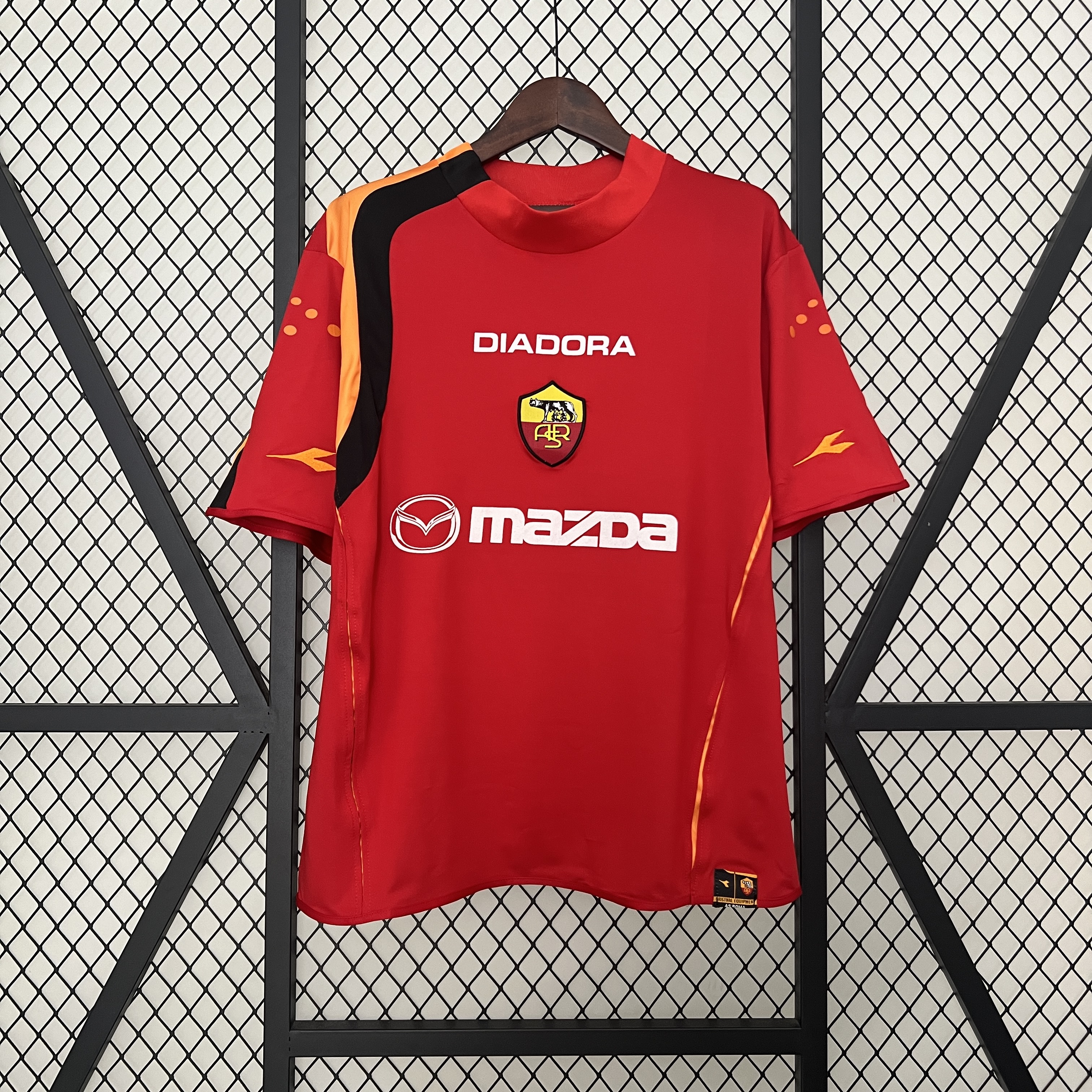 JerseysGala.com | Retro Roma 2004-05 Home Jersey -Customize Name, Number and Patch | Worldwide Shipping