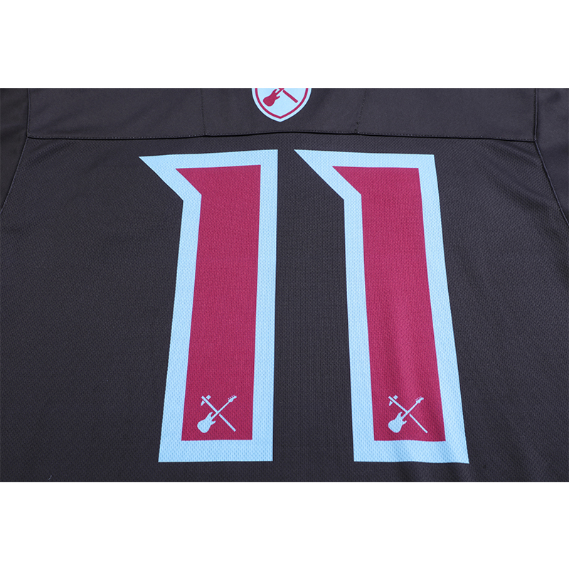 JerseysGala.com | Iron Maiden x West Ham Black Special Edition Jersey - with 11 print -Customize Name, Number and Patch | Worldwide Shipping
