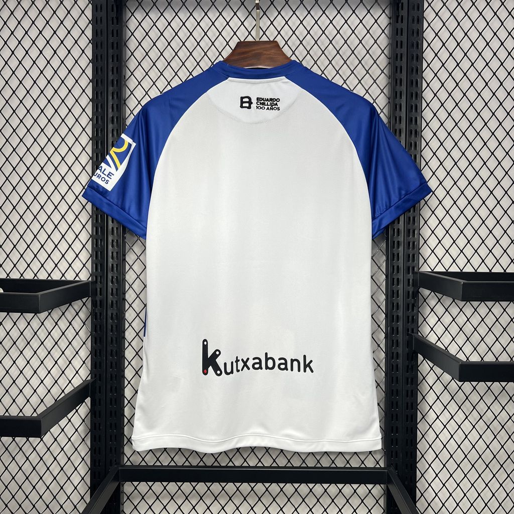 ManixJersey.com | Real Sociedad 24-25 Chillida Special Jersey - Fans Version -Customize Name, Number and Patch | Worldwide Shipping