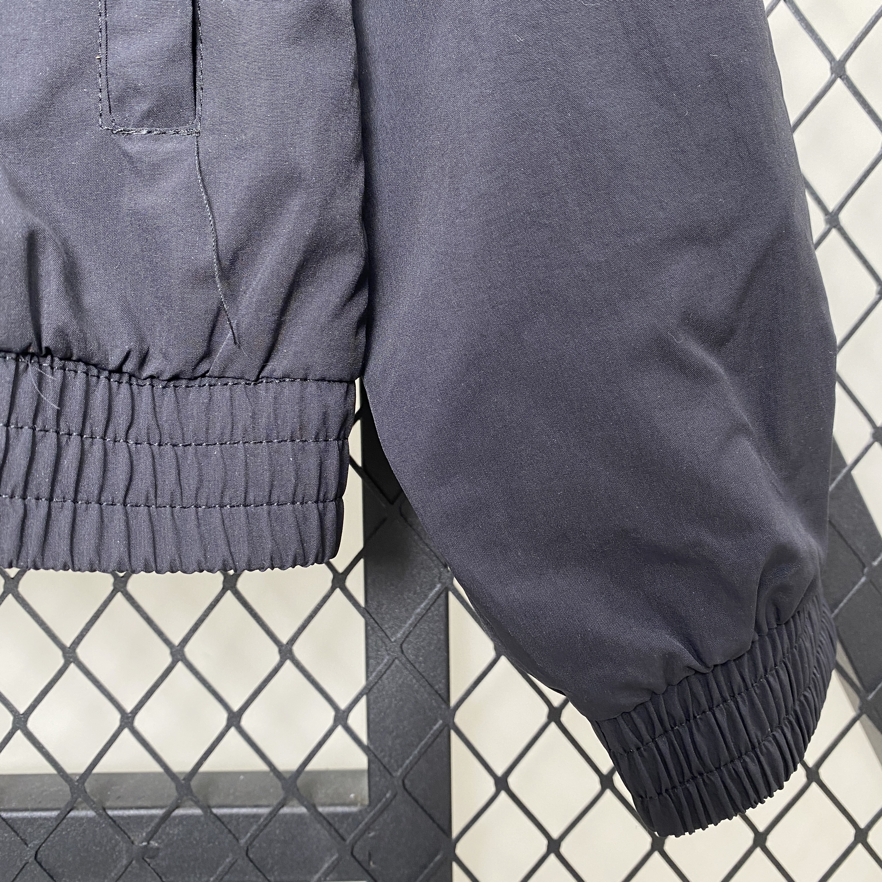 unitedfutballjersey-Manchester United 24-25 Throwback Windbreaker Jacket - Deep Blue