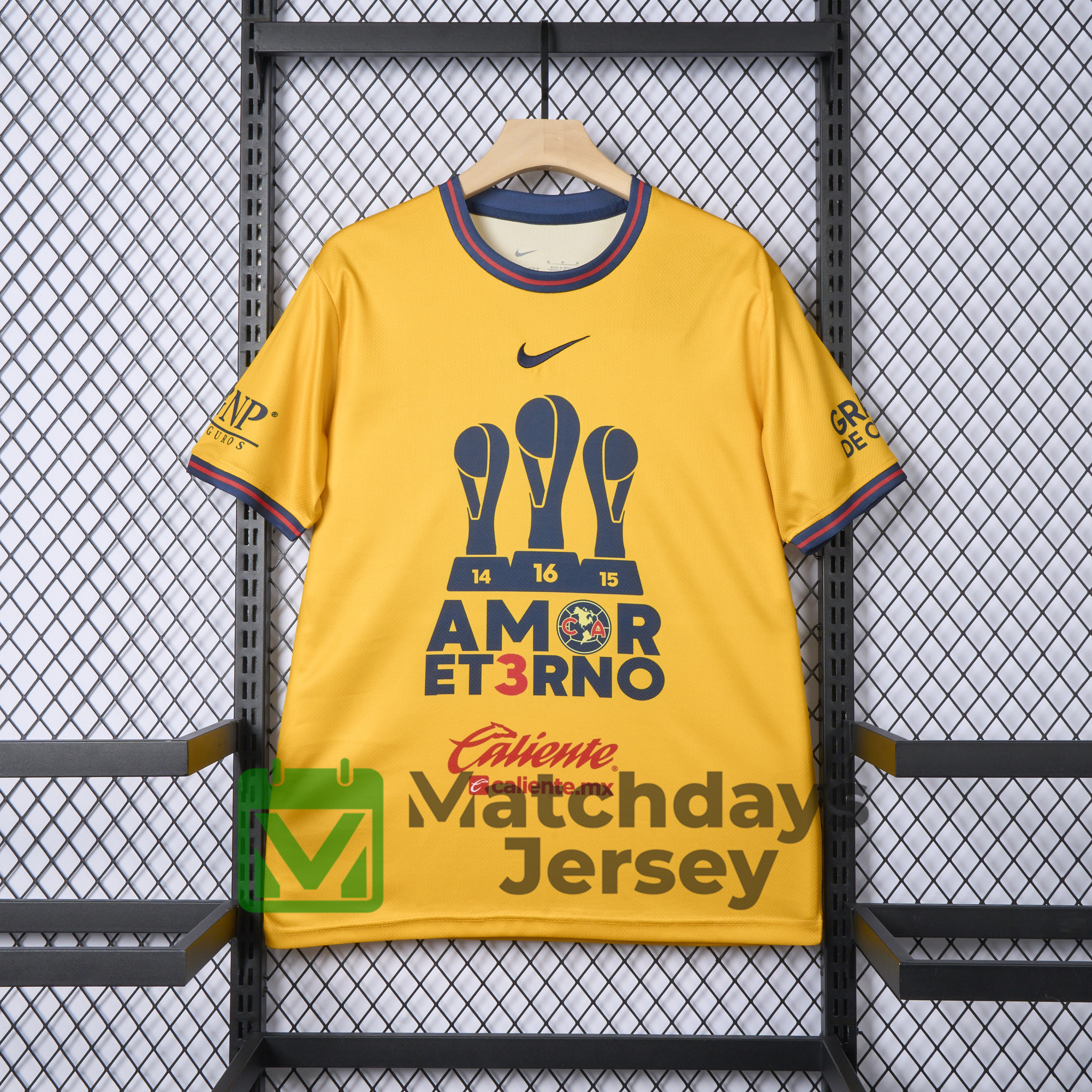 GlobeJersey-Club América 2024 Triple Championship Commemorative Edition Jersey