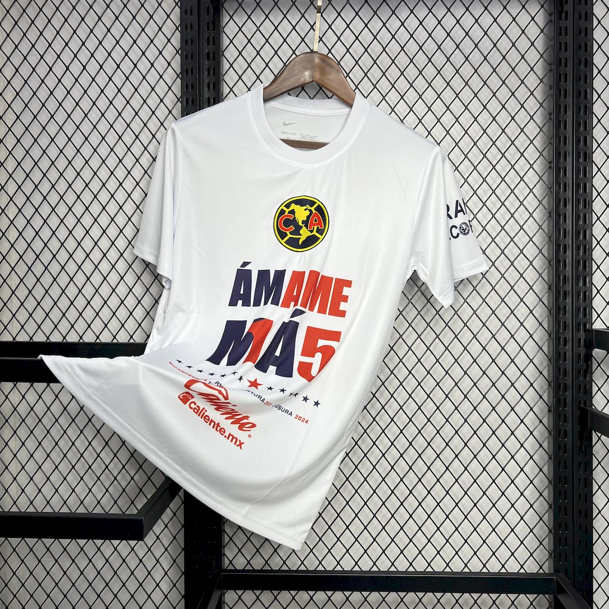 ManixJersey.com | Club América 24-25 15 Champions White Commemorative Edition White Jersey -Customize Name, Number and Patch | Worldwide Shipping