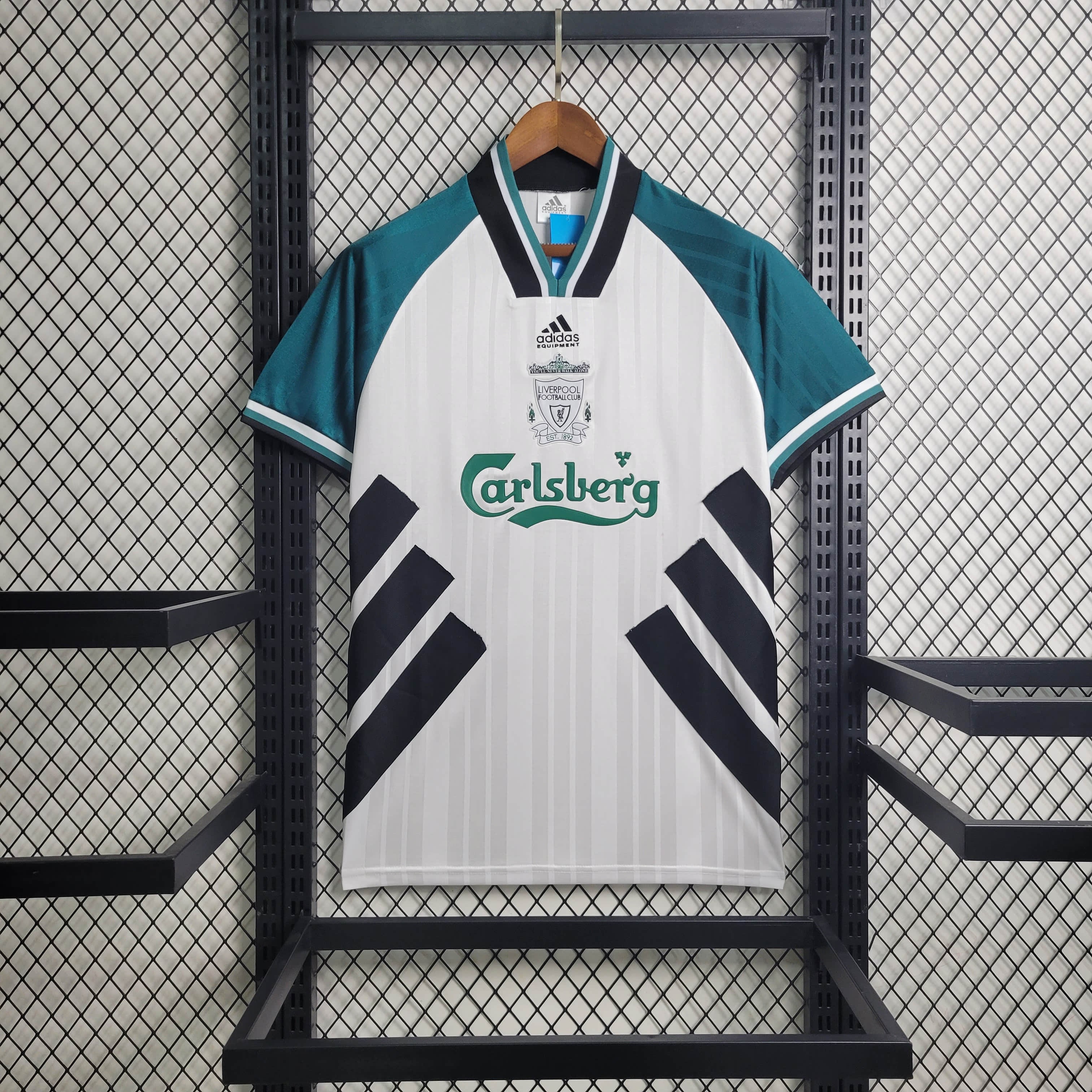 ManixJersey.com | Retro Liver.pool 1993-95 Away Stadium Jersey -Customize Name, Number and Patch | Worldwide Shipping