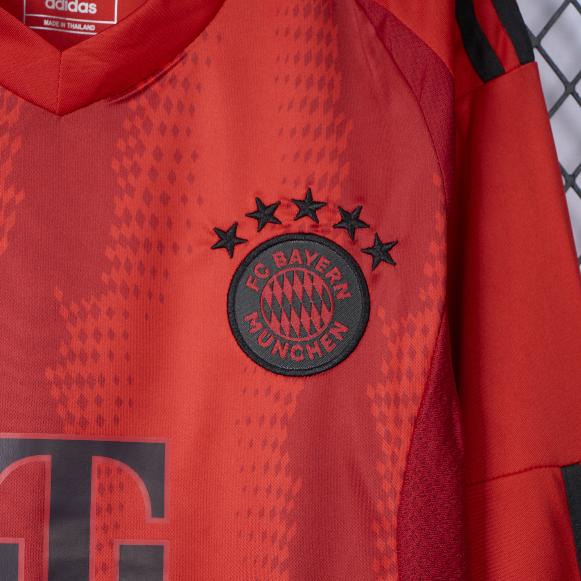 ManixJersey.com | Bayern Munich 24-25 Home Long Sleeve Kids Kit - Fans Version -Customize Name, Number and Patch | Worldwide Shipping