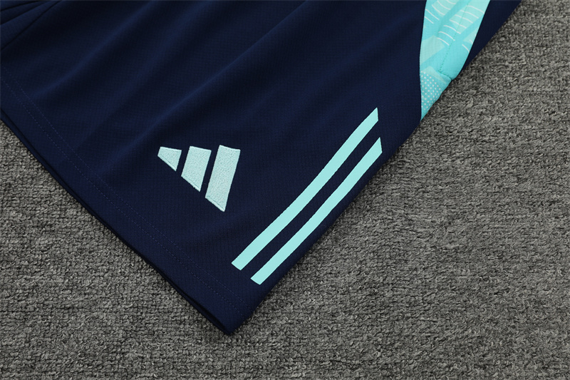 ManixJersey.com | Arsenal 24-25 Short-Sleeve Training Kids Kit - Lake Blue -Customize Name, Number and Patch | Worldwide Shipping