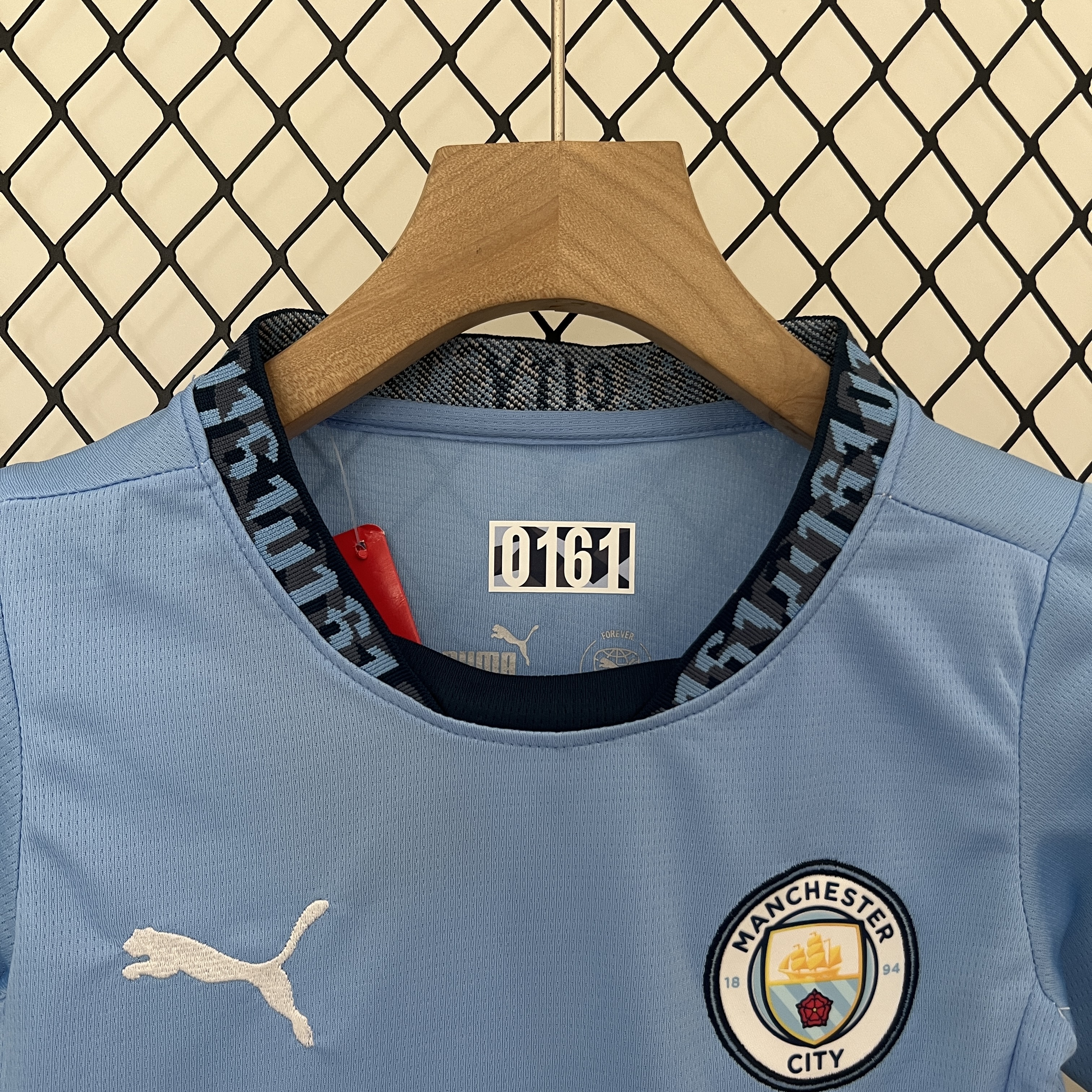 ManixJersey.com | Manchester City 24-25 Home Stadium Kids Kit -Customize Name, Number and Patch | Worldwide Shipping