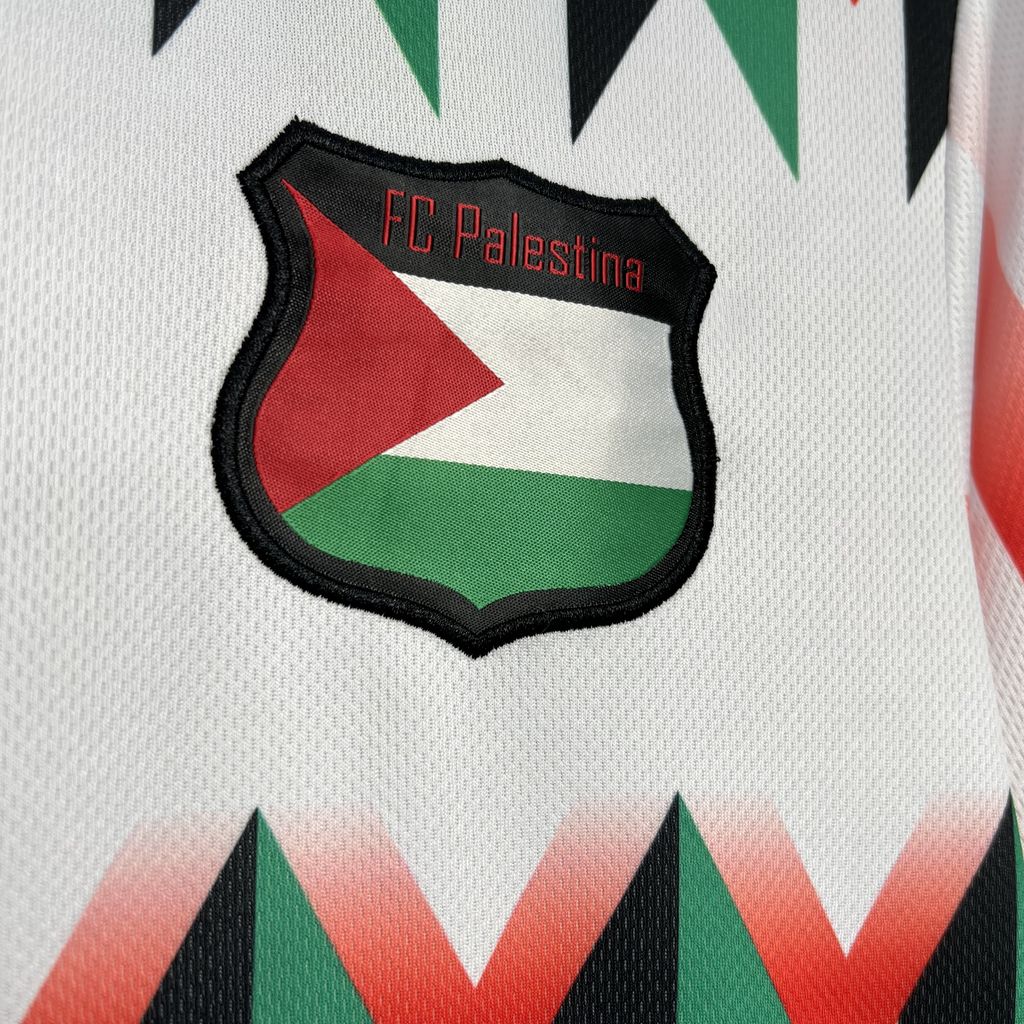 ManixJersey.com | Retro Club Deportivo Palestino X Hypepeace White Throwback Jersey -Customize Name, Number and Patch | Worldwide Shipping