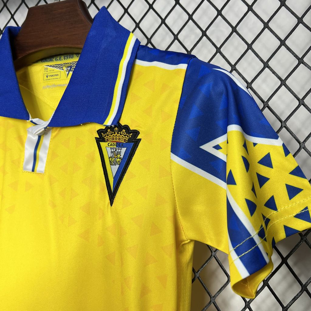 JerseysGala.com | Cádiz Cadiz 24-25 Home Stadium Kids Kit -Customize Name, Number and Patch | Worldwide Shipping