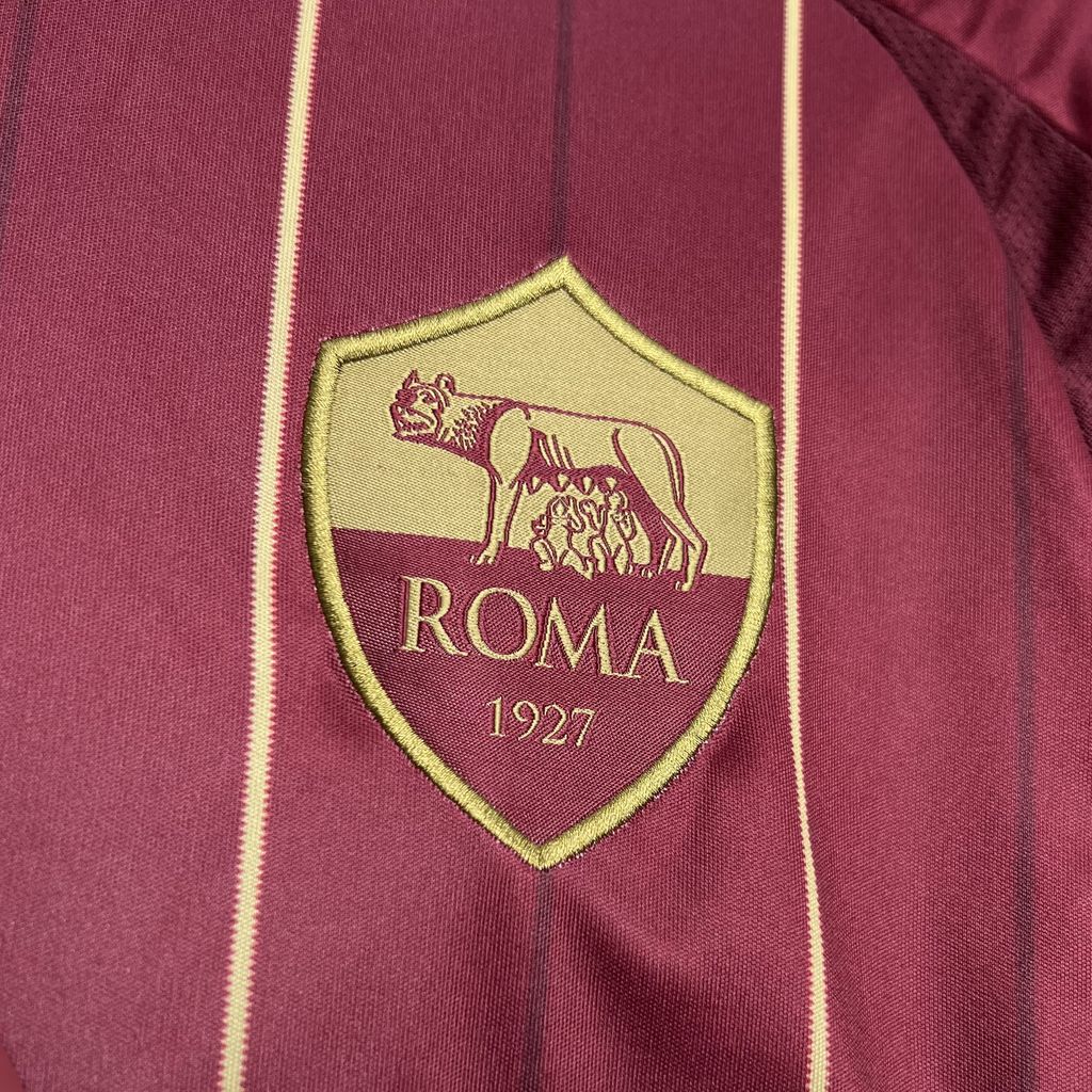 unitedfutballjersey-AS Roma 24-25 Home Stadium Jersey - Fans Version