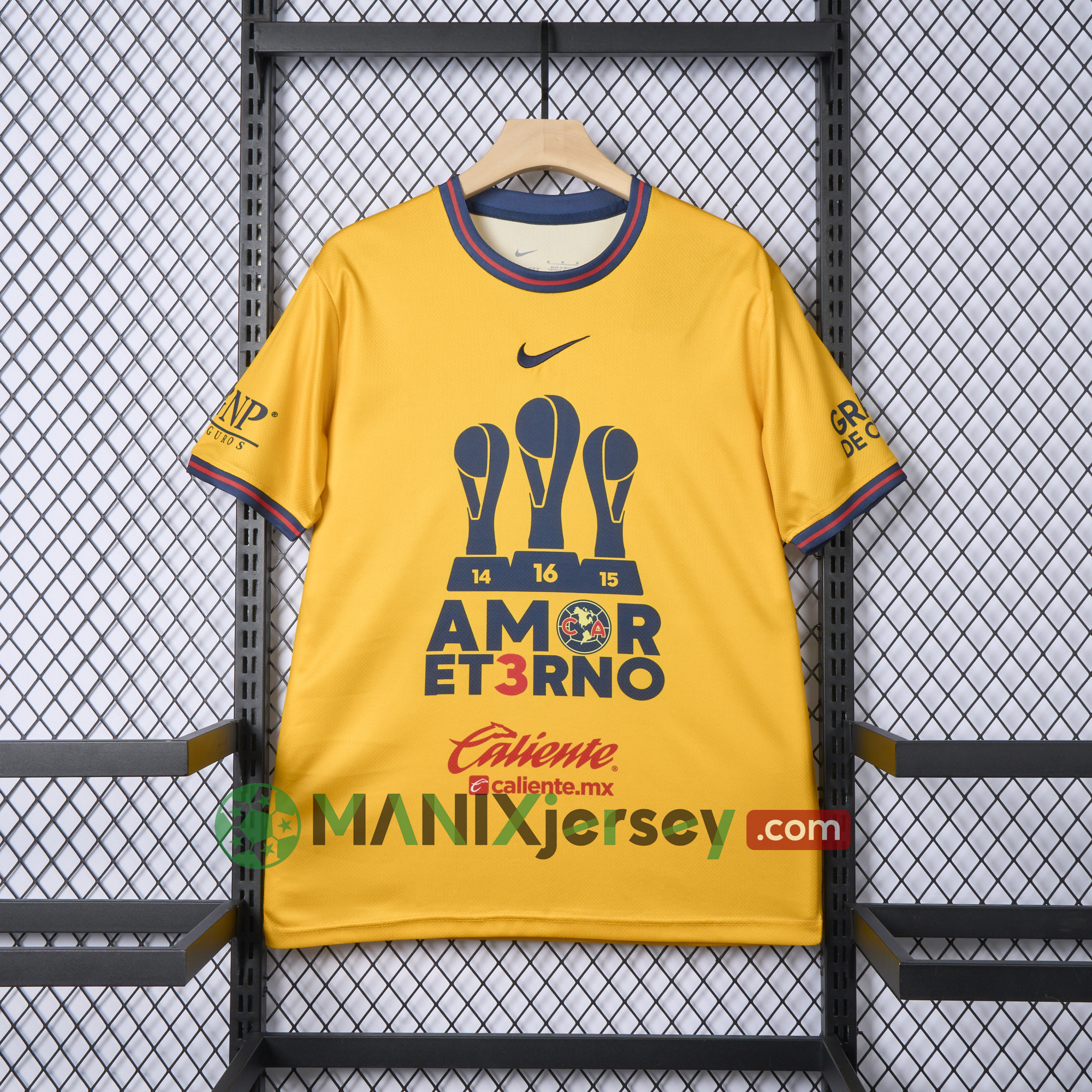ManixJersey.com | Club América 2024 Triple Championship Commemorative Edition Jersey -Customize Name, Number and Patch | Worldwide Shipping