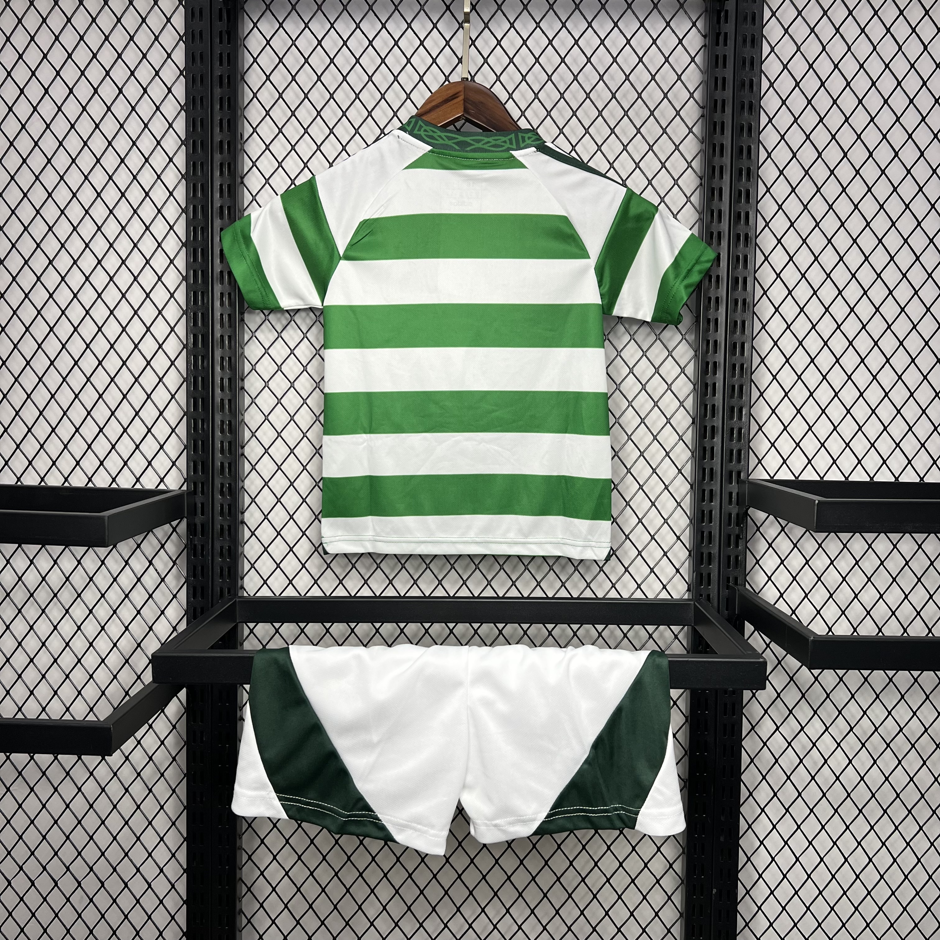 SIUjerseys-Celtic 24-25 Home Stadium Kids Kit - No Sponsor Version