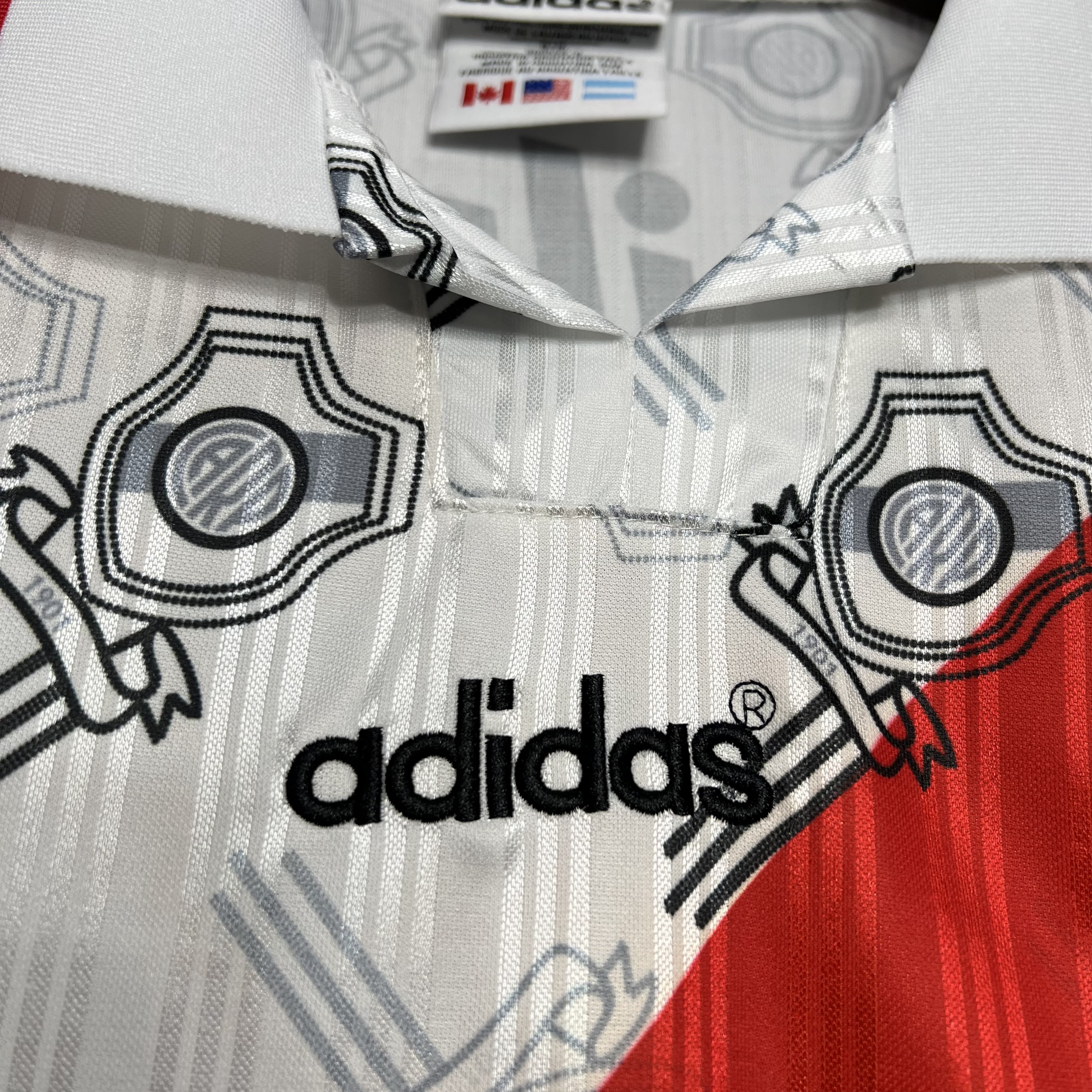 SIUjerseys-Retro River Plate 1996-97 Home Stadium Jersey