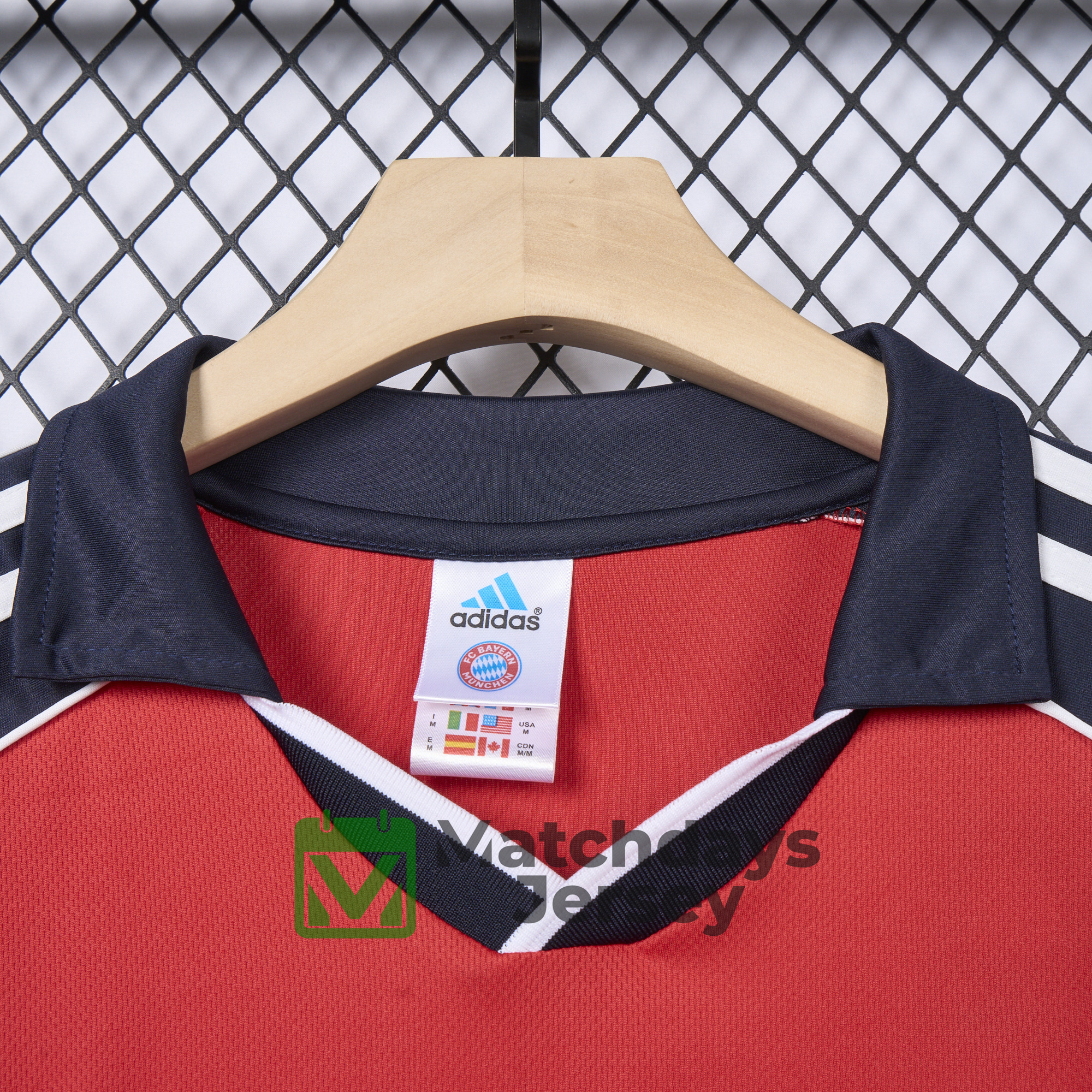 Funinjersey-Retro Bayern Munich 2000-01 Home Long Sleeve Jersey