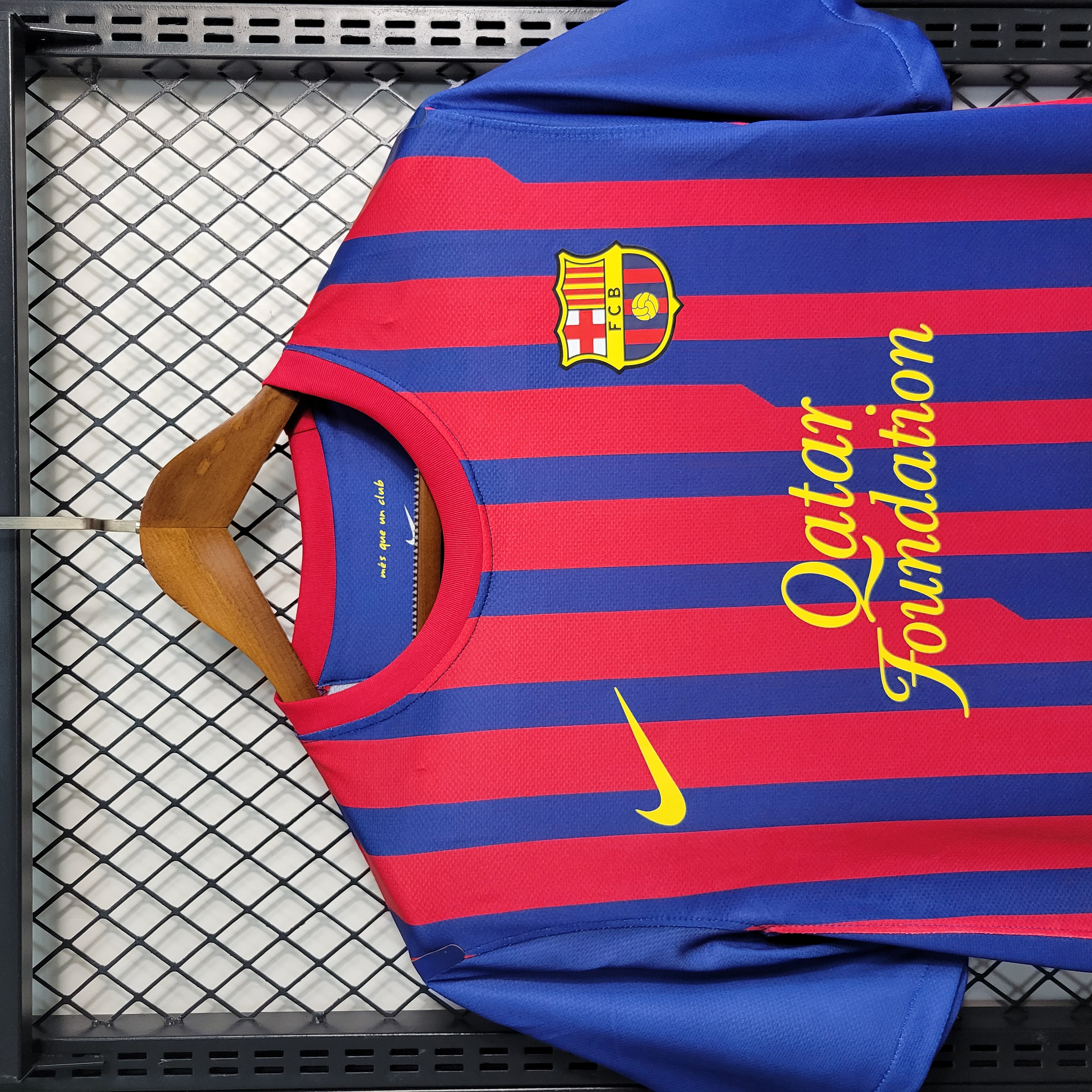 ManixJersey.com | Retro Barcelona 11-12 Home Stadium Jersey -Customize Name, Number and Patch | Worldwide Shipping