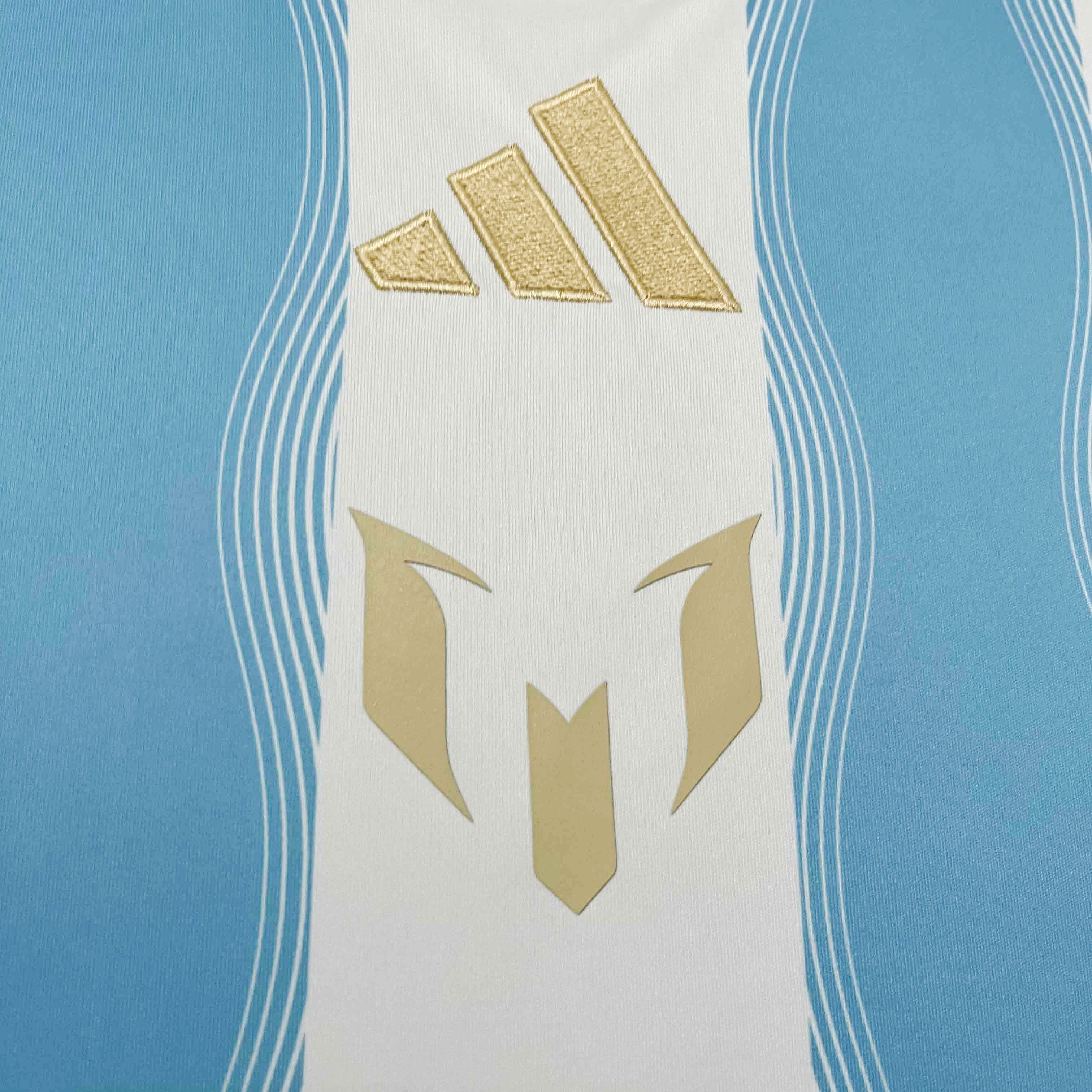 SIUjerseys-Argentina M-E-.S-S-I 2024 White Training Jersey - Fans Version