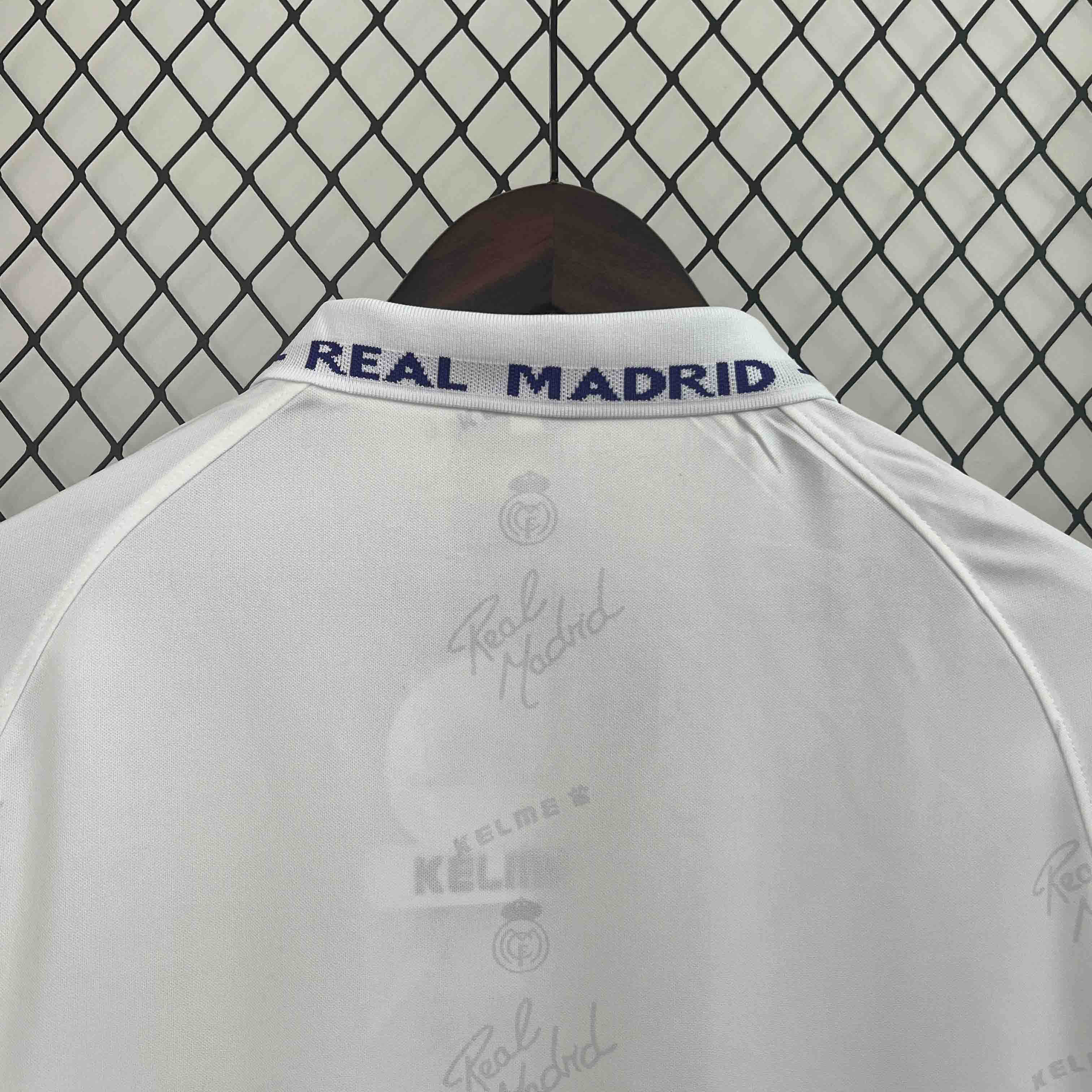 JerseysGala.com | Retro Real Madrid 1994-96 Home Long Sleeve Jersey -Customize Name, Number and Patch | Worldwide Shipping
