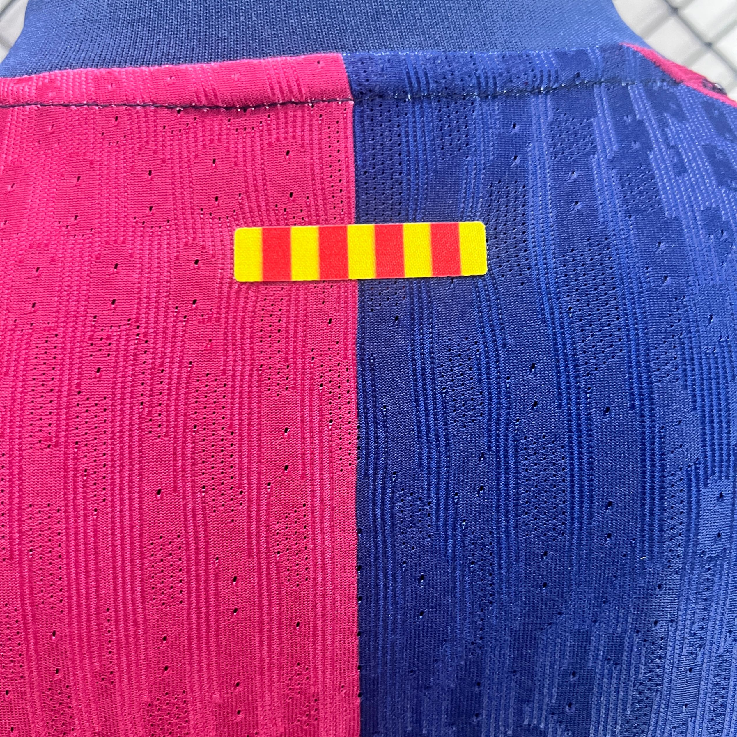ManixJersey.com | Barcelona 24-25 Home Long Sleeve Jersey - Player Version -Customize Name, Number and Patch | Worldwide Shipping