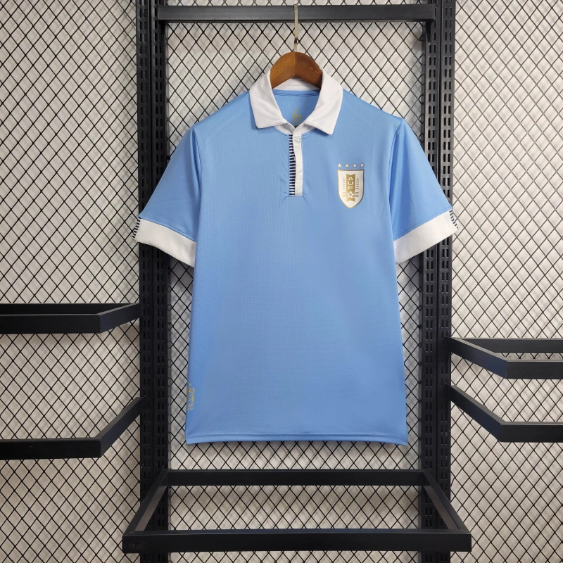 Higojerseys-Uruguay 2024 Home Stadium Jersey - Fans Version