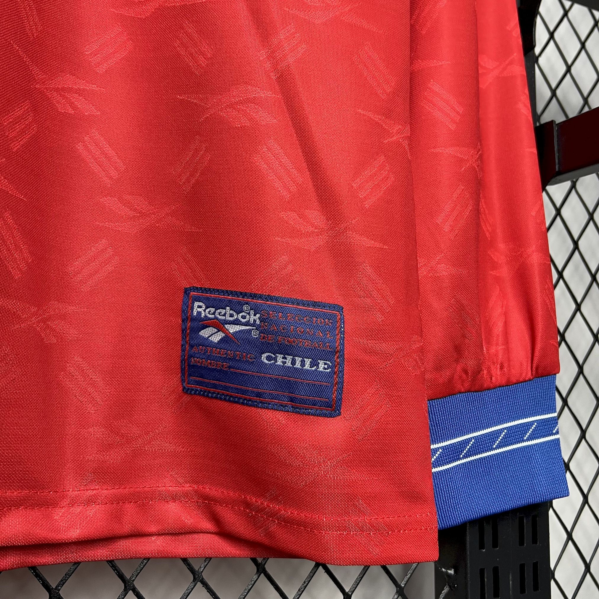 ManixJersey.com | Retro Chile 1998 Home Long Sleeve Jersey -Customize Name, Number and Patch | Worldwide Shipping