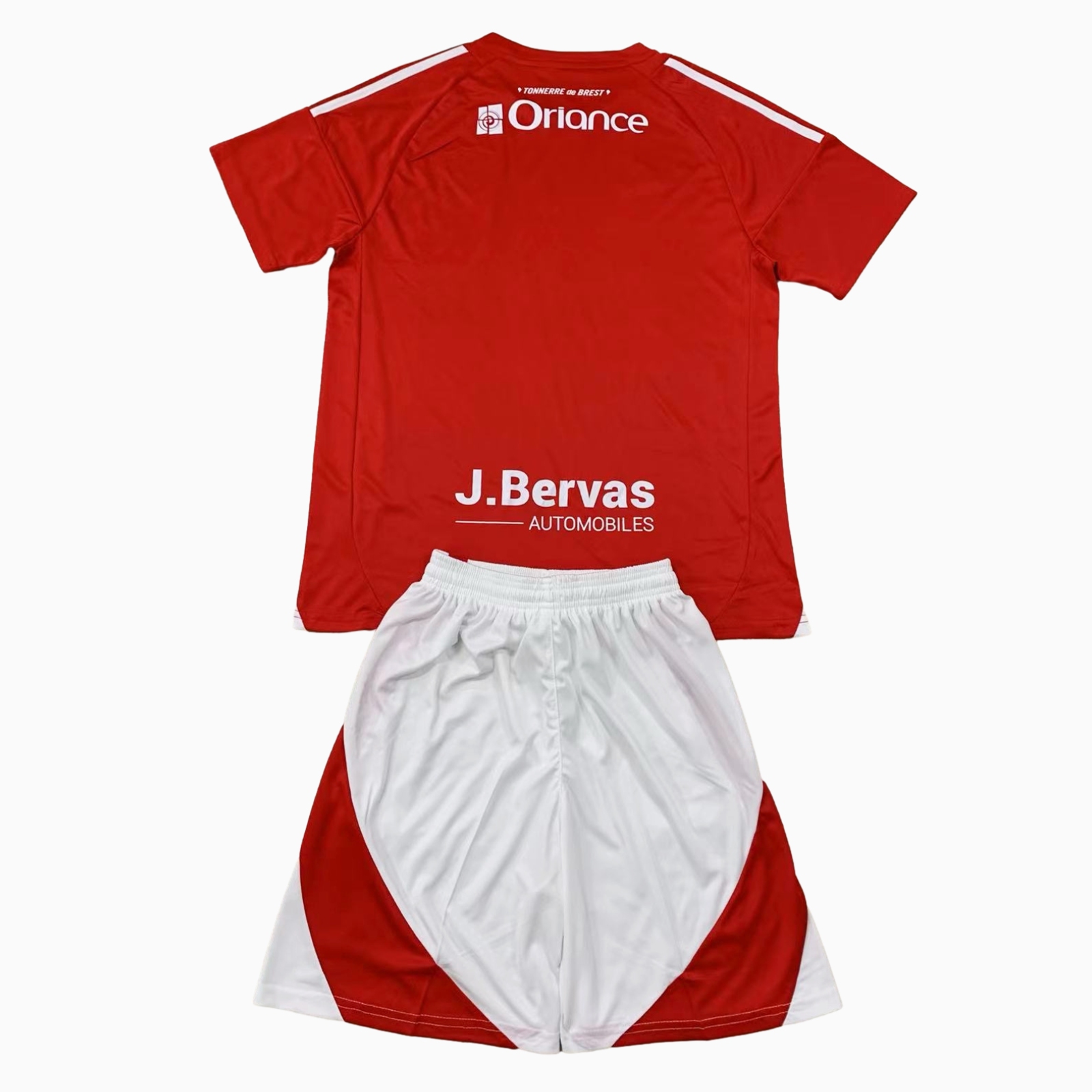 ManixJersey.com | Stade Brestois 24-25 Home Kids Kit -Customize Name, Number and Patch | Worldwide Shipping