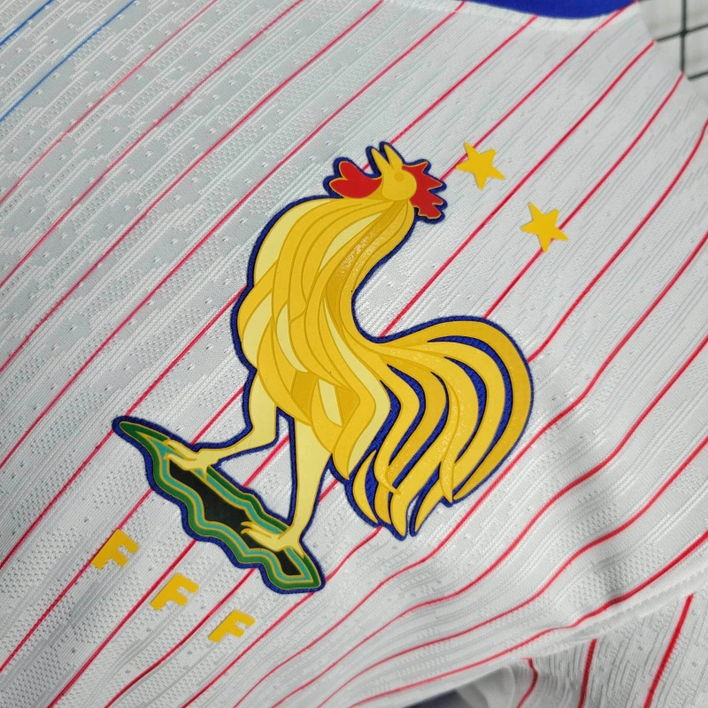 Higojerseys-France 2024 Away Stadium Jersey - Player Version