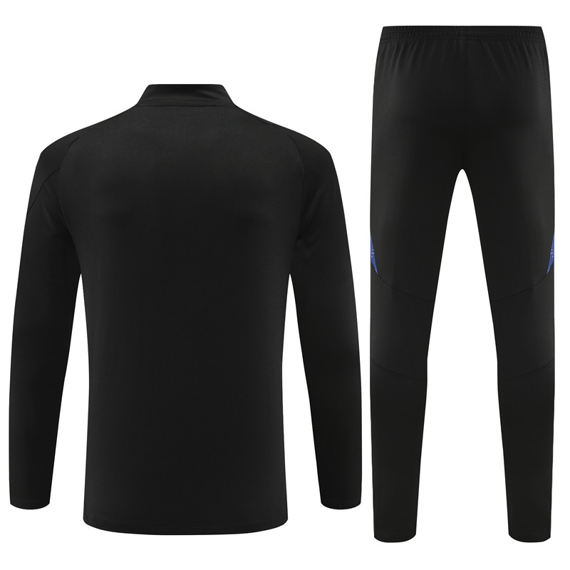 ManixJersey.com | Germany 2024 Long Sleeve Training Set - Black -Customize Name, Number and Patch | Worldwide Shipping