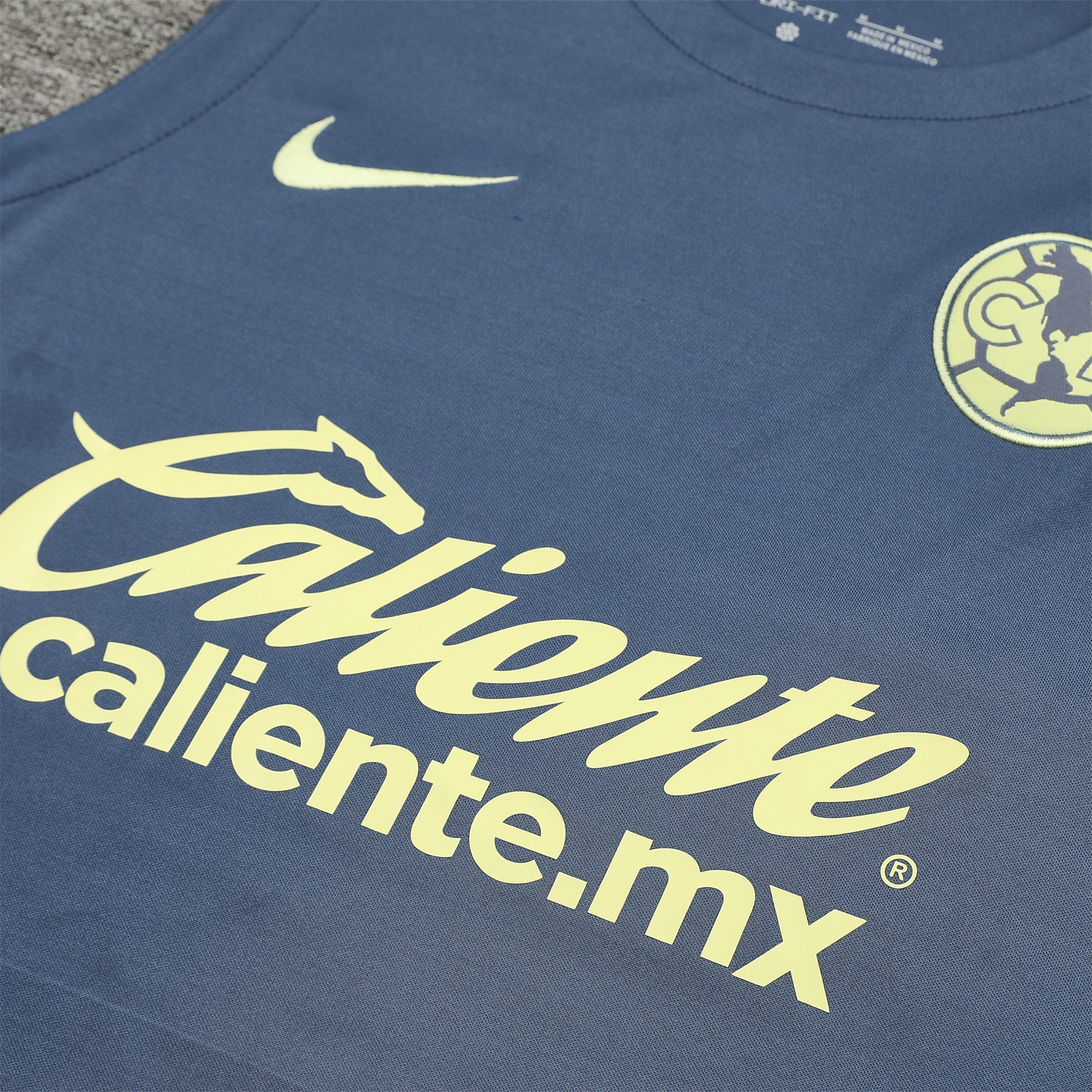ManixJersey.com | Club América 24-25 Vest Training Set - Grey Vest & Shorts -Customize Name, Number and Patch | Worldwide Shipping