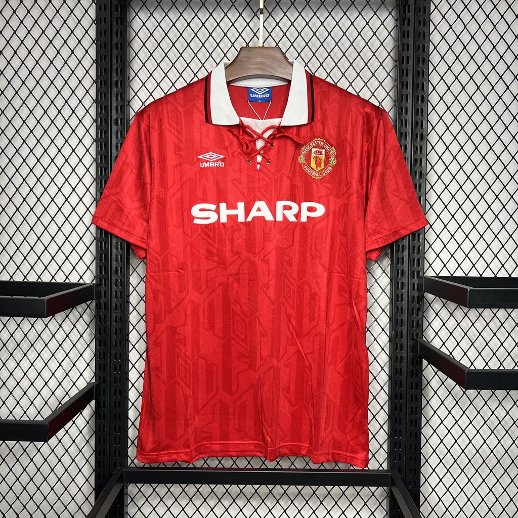 SIUjerseys-Retro Manchester United 92-94 Home Jersey