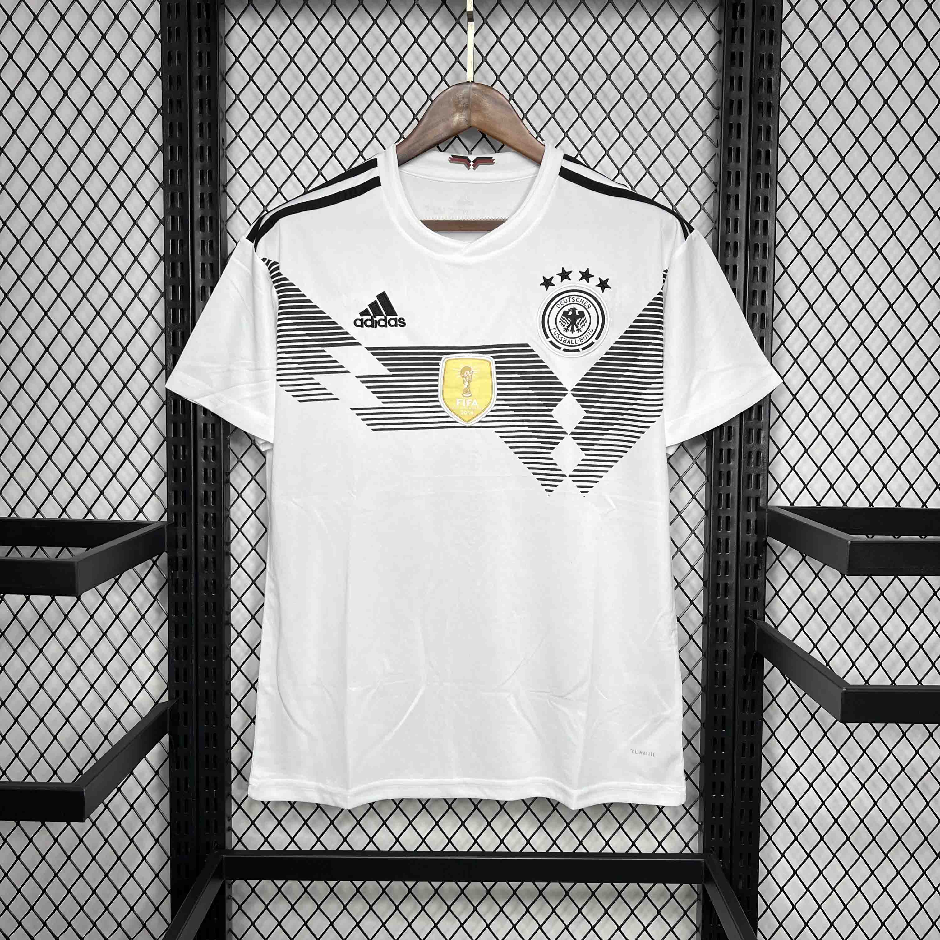 JerseysGala.com | Retro Germany 2018 Home Stadium Jersey - Fans Version -Customize Name, Number and Patch | Worldwide Shipping