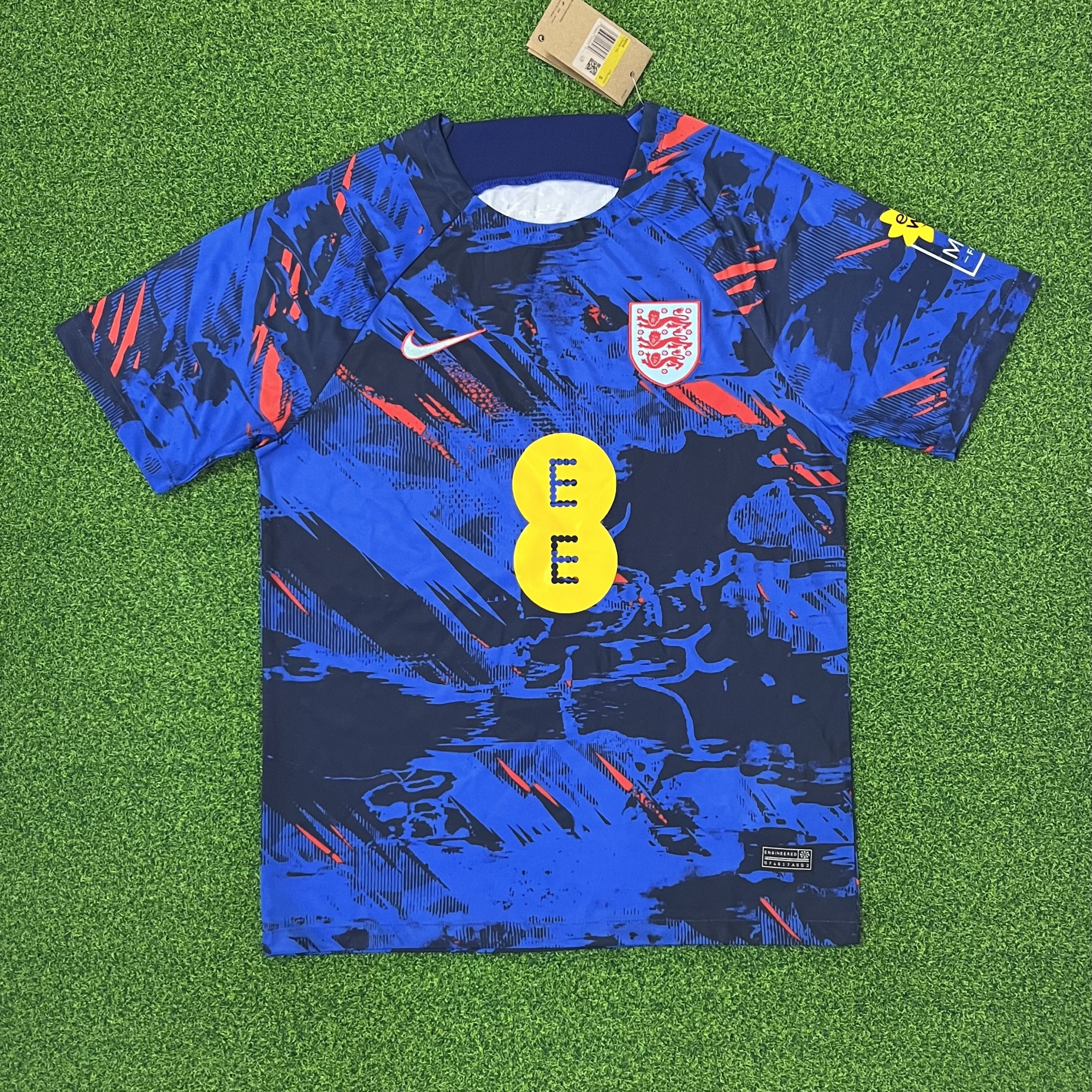 ManixJersey.com | England 2023 Blue 150th Anniversary Jersey - Fans Version -Customize Name, Number and Patch | Worldwide Shipping