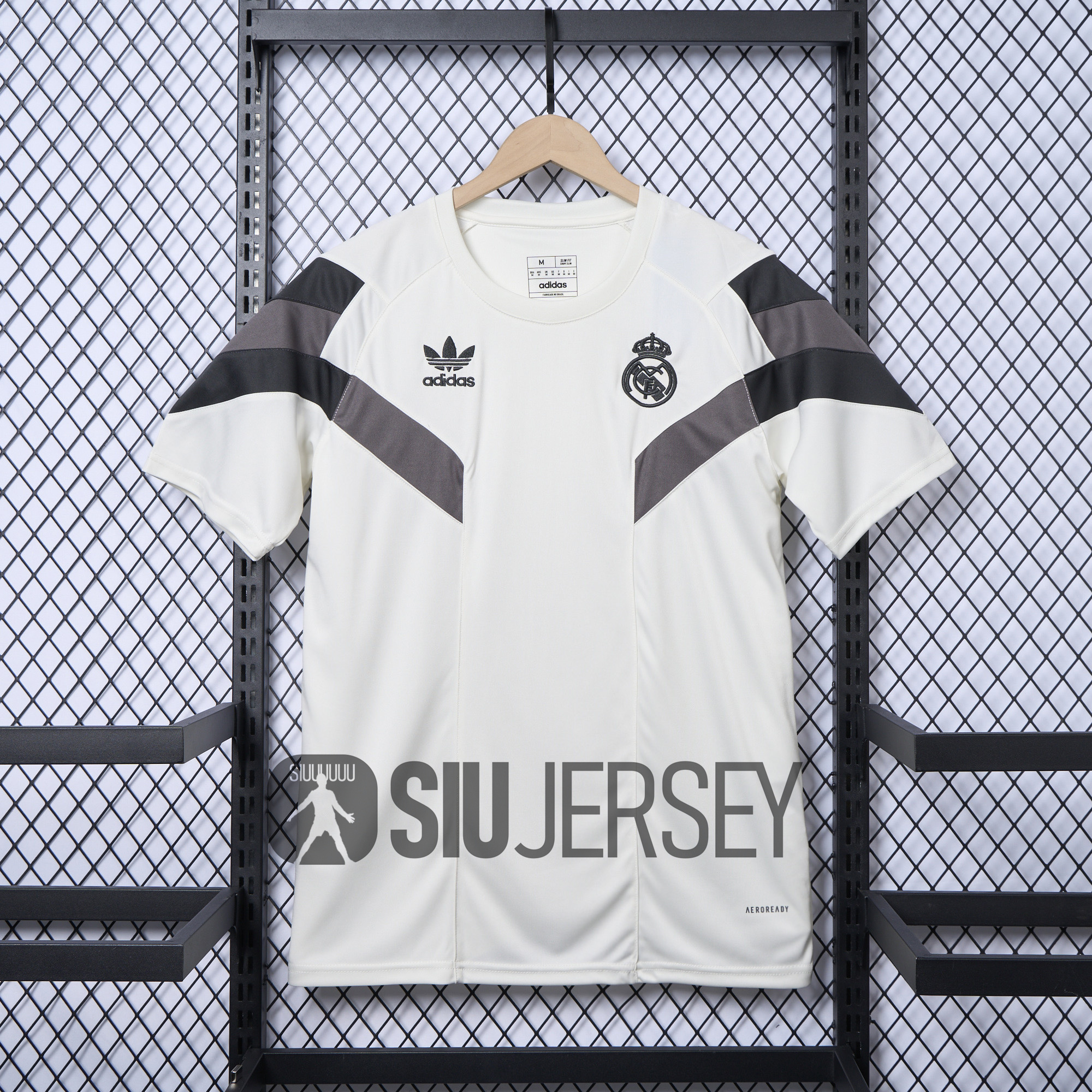 SIUjerseys-Real Madrid 24-25 Throwback Originals T-Shirt - White
