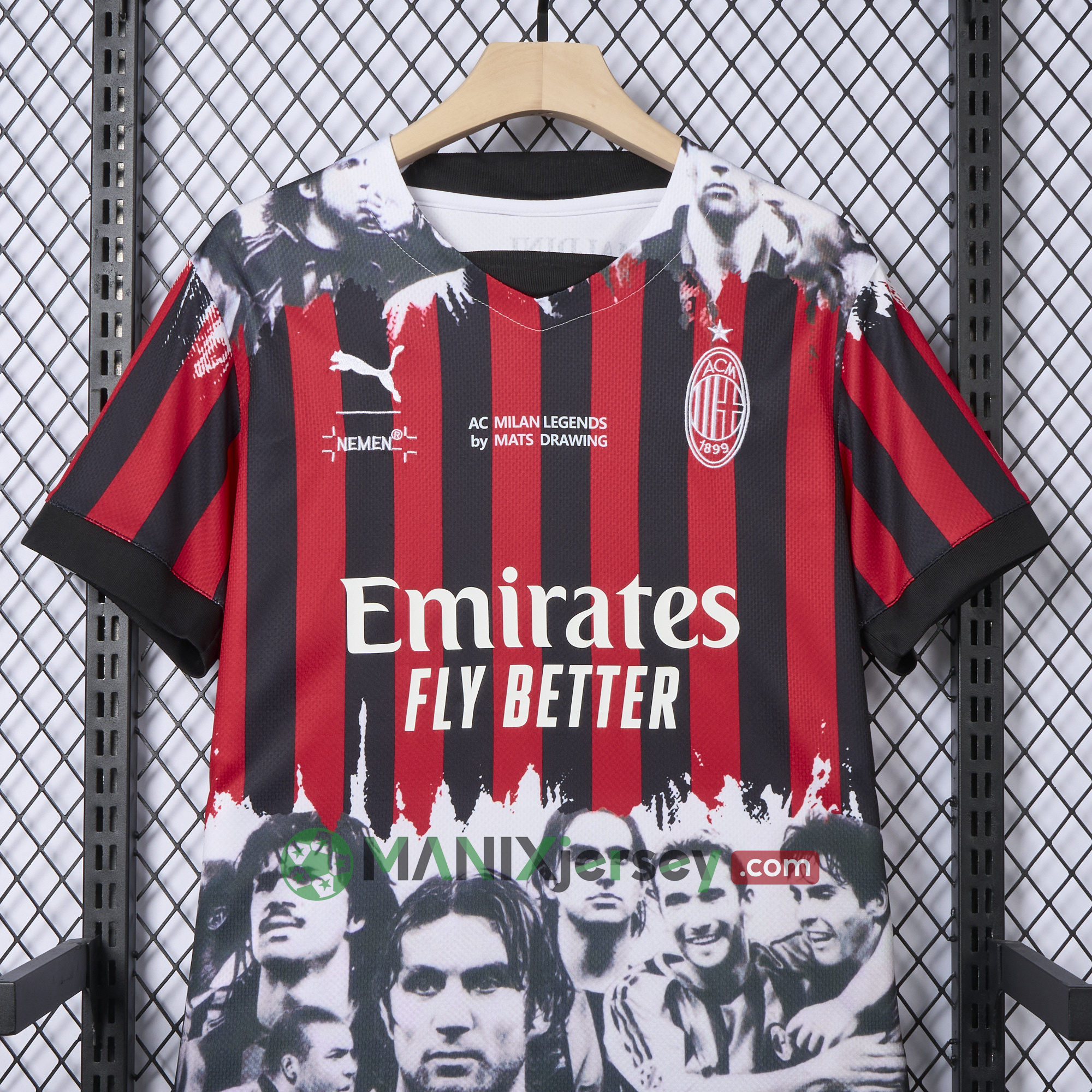 ManixJersey.com | Retro AC Milan 22-23 Legendary Stars Special Edition Jersey - Fans Version -Customize Name, Number and Patch | Worldwide Shipping