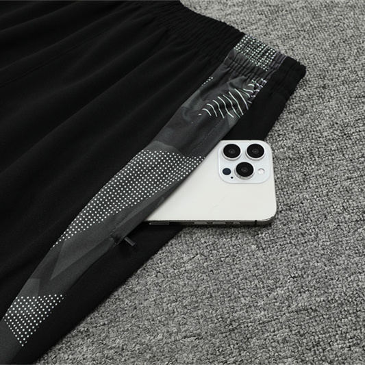 JerseysGala.com | Al Nassr Riyadh Victory 24-25 Long Sleeve Training Set - Black -Customize Name, Number and Patch | Worldwide Shipping