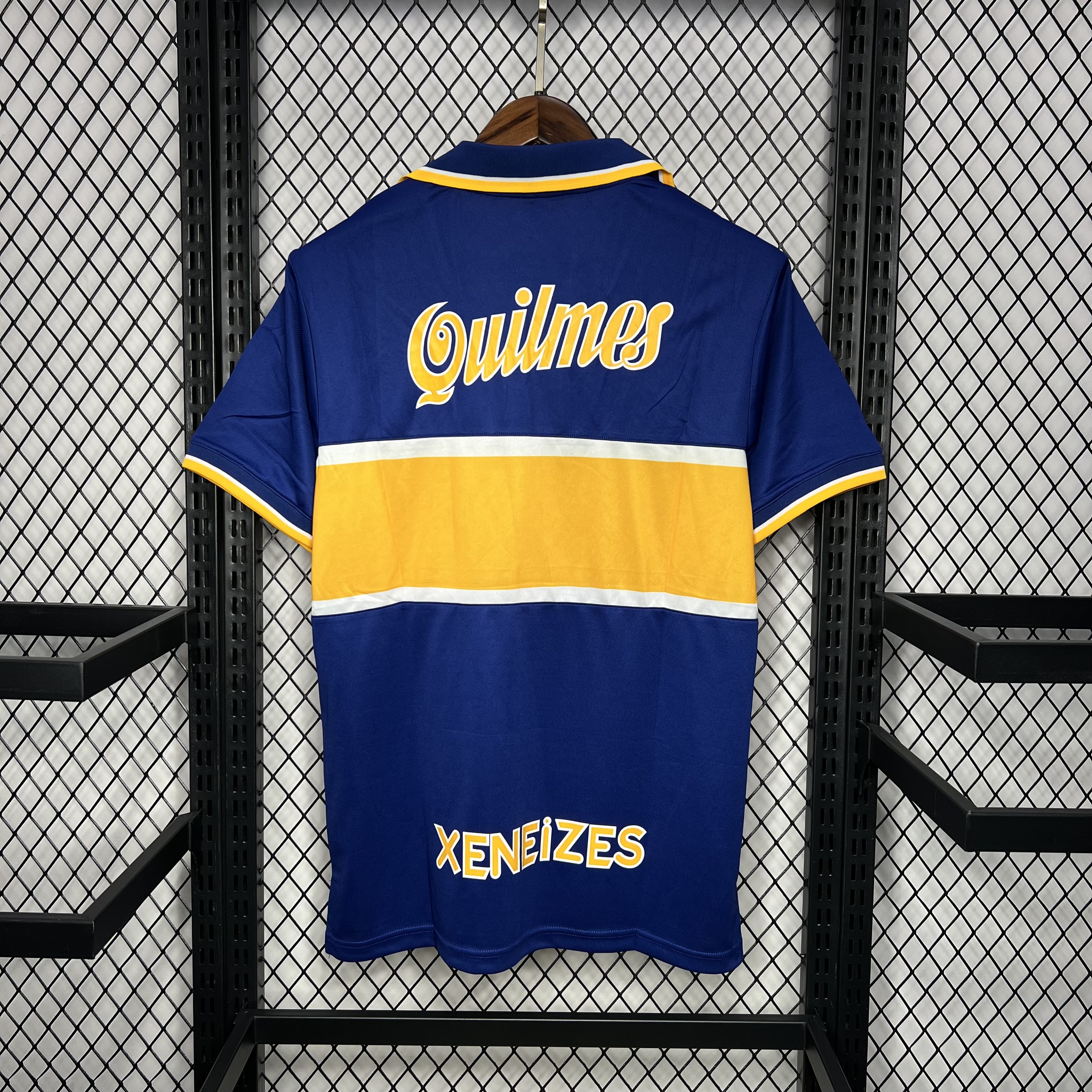 ManixJersey.com | Retro Boca Juniors 1996-97 Home Stadium Jersey -Customize Name, Number and Patch | Worldwide Shipping