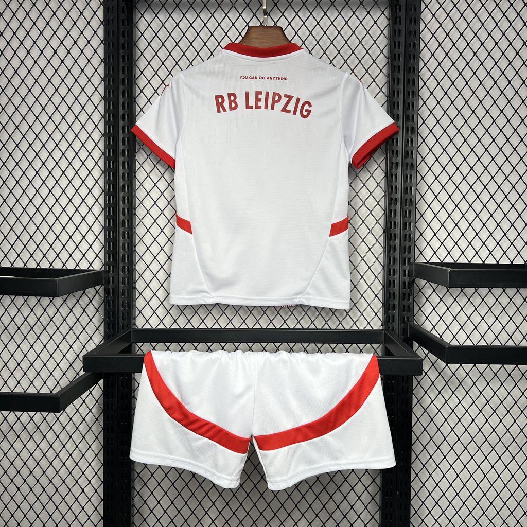SIUjerseys-RB Leipzig 24-25 Home Stadium Kids Kit