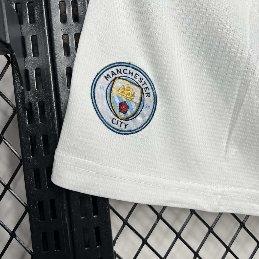 ManixJersey.com | Manchester City 24-25 Home Shorts - Fans Version -Customize Name, Number and Patch | Worldwide Shipping