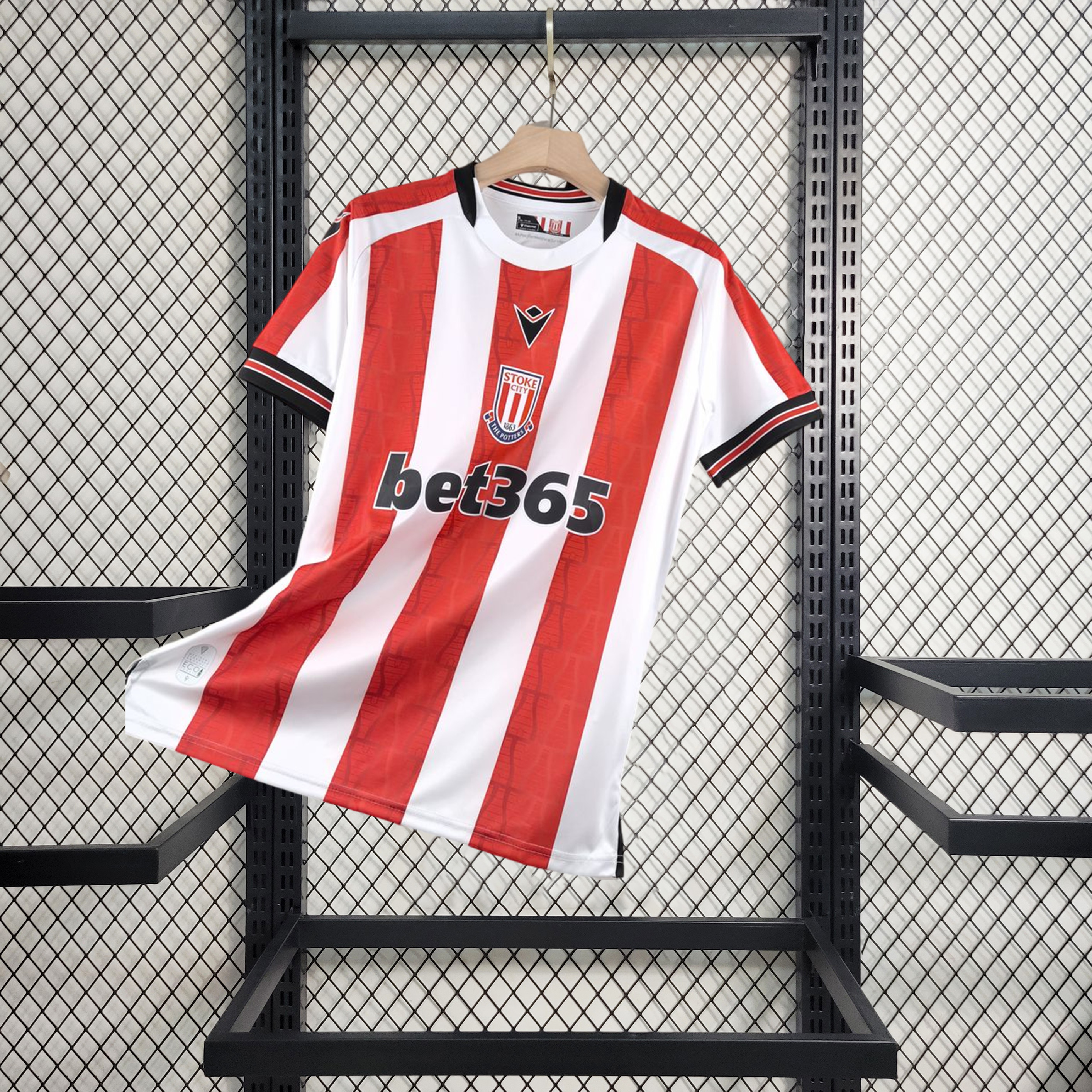 SIUjerseys-Stoke City 24-25 Home Stadium Jersey - Fans Version