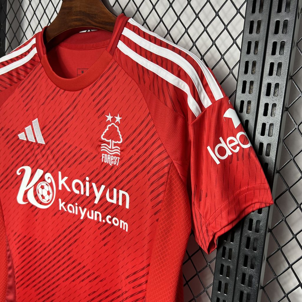 JerseysGala.com | Nottingham Forest 24-25 Home Stadium Jersey - Fans Version -Customize Name, Number and Patch | Worldwide Shipping