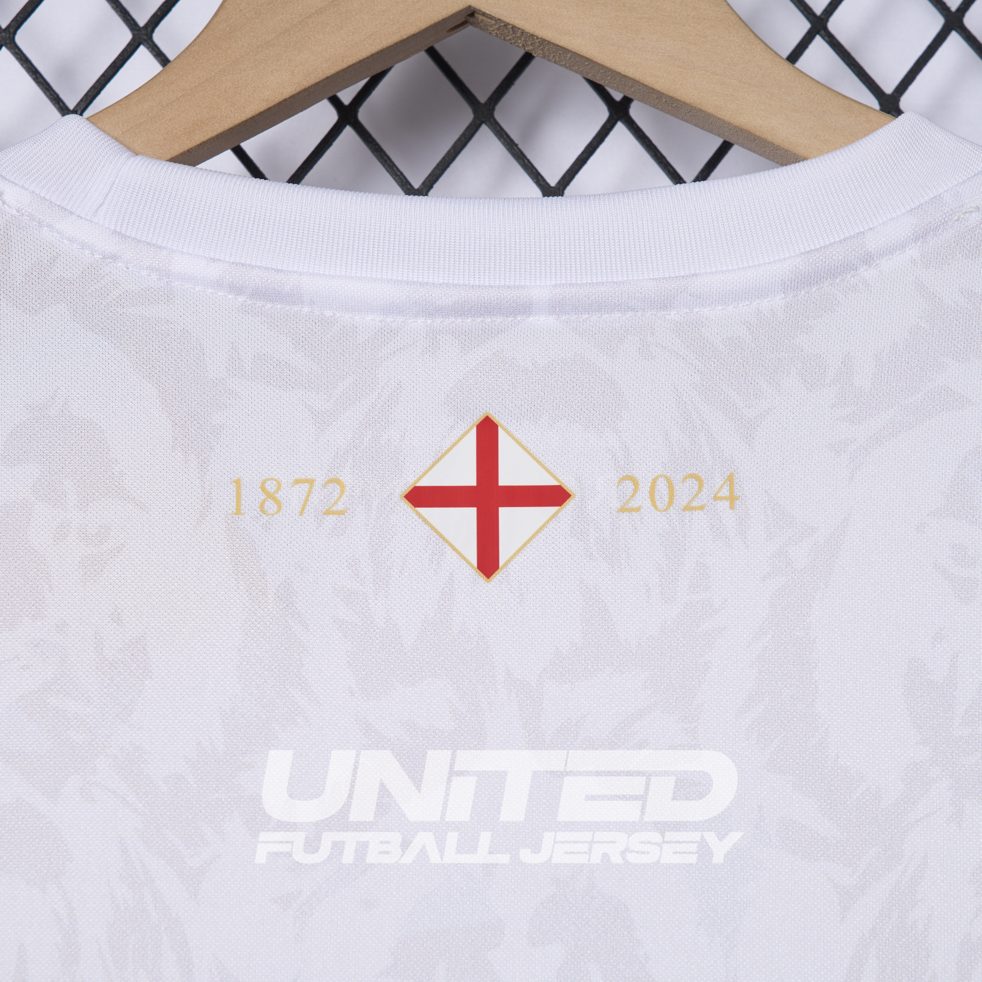 foot-England 2024-25 COMMA White Special Edition Jersey - Fans Version