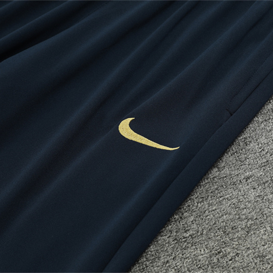 JerseysGala.com | Barcelona 24-25 Long Sleeve Training Set - Deep Blue -Customize Name, Number and Patch | Worldwide Shipping