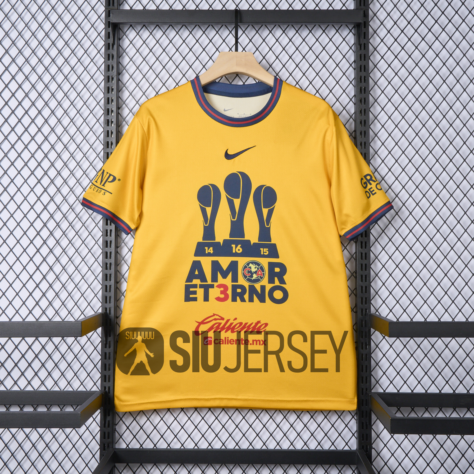 SIUjerseys-Club América 2024 Triple Championship Commemorative Edition Jersey