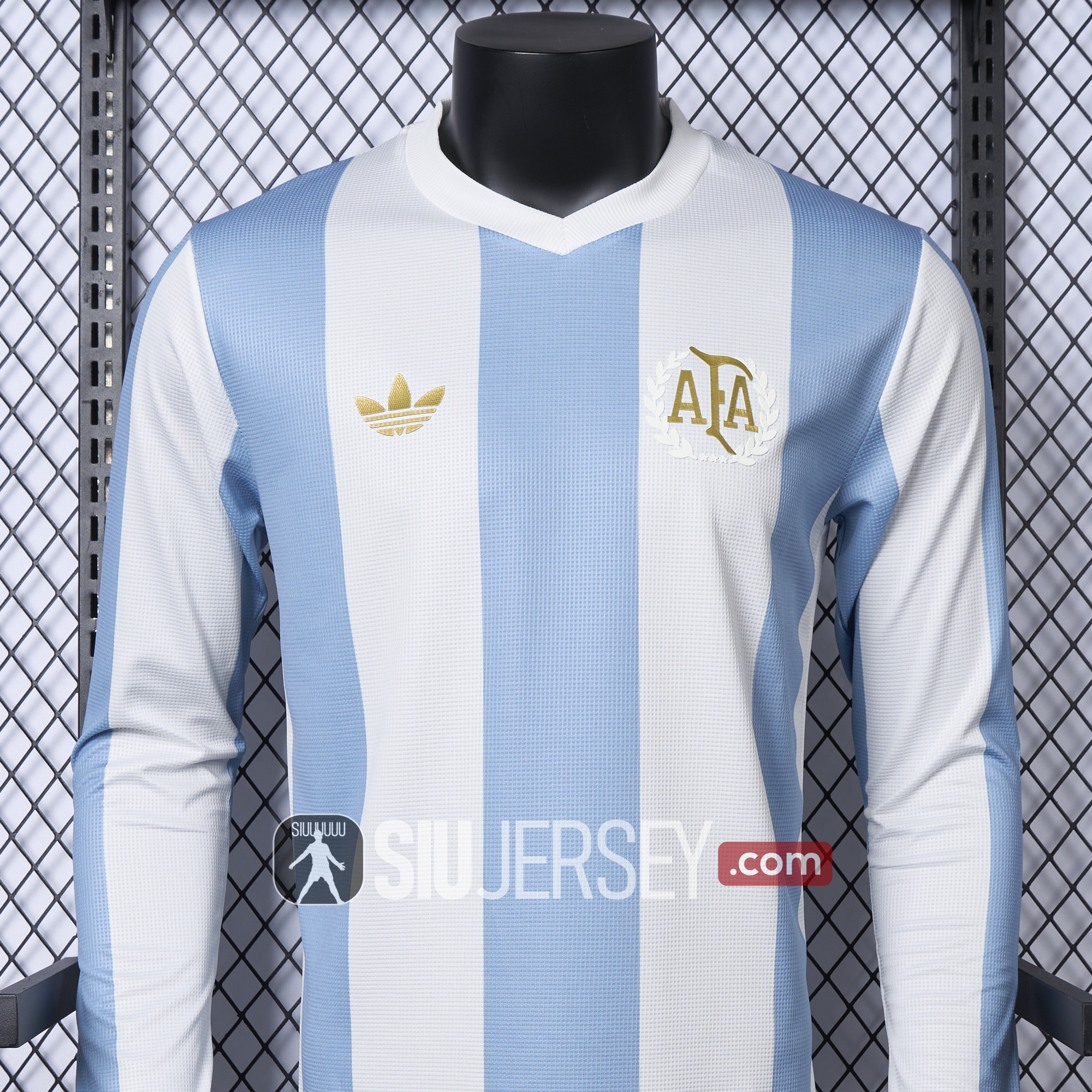 UltraTrikot-Argentina 24-25 Adi 50 Years Anniversary Long Sleeve Jersey - Player Version