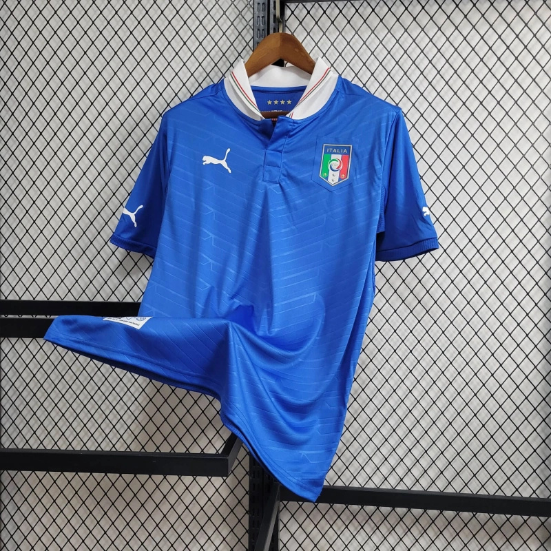 SIUjerseys-Retro Italy 2012 Home Stadium Jersey