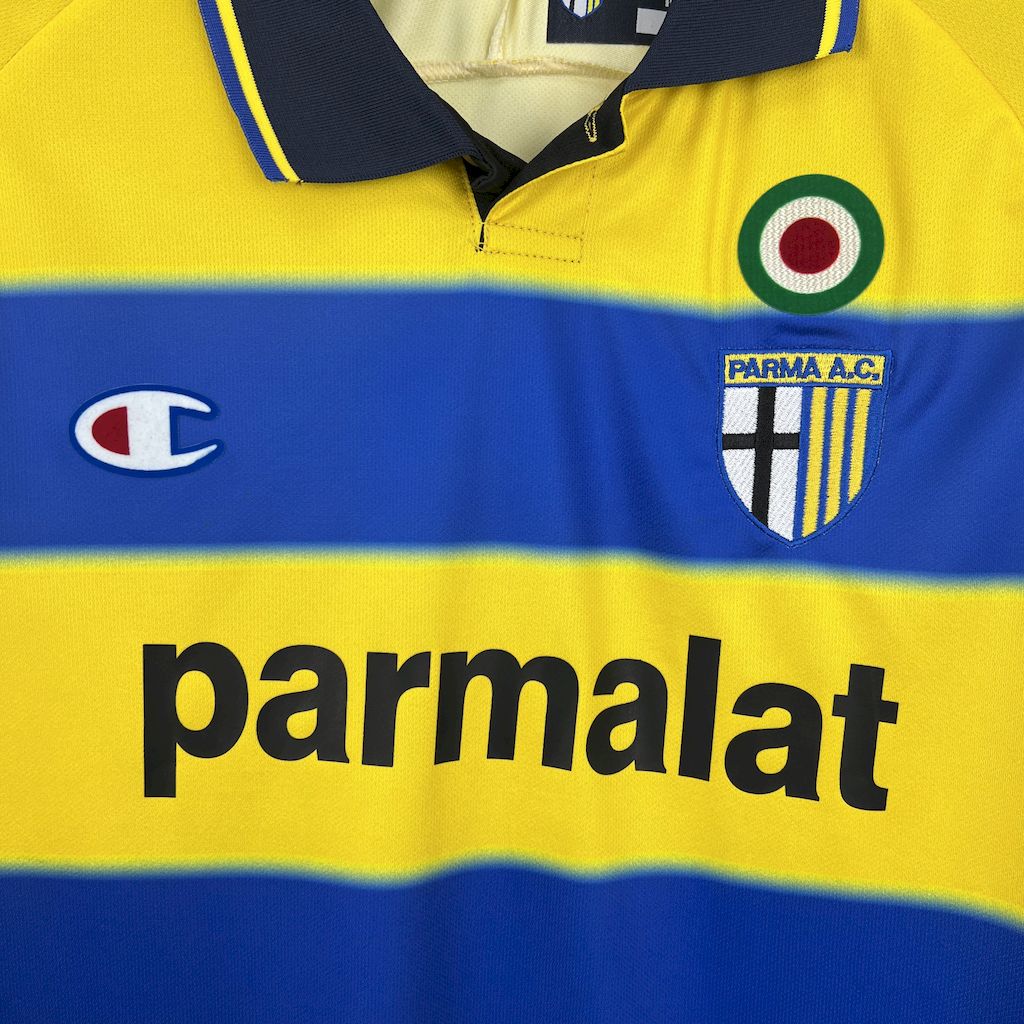 JerseysGala.com | Retro Parma 1999-00 Home Jersey - Fans Version -Customize Name, Number and Patch | Worldwide Shipping