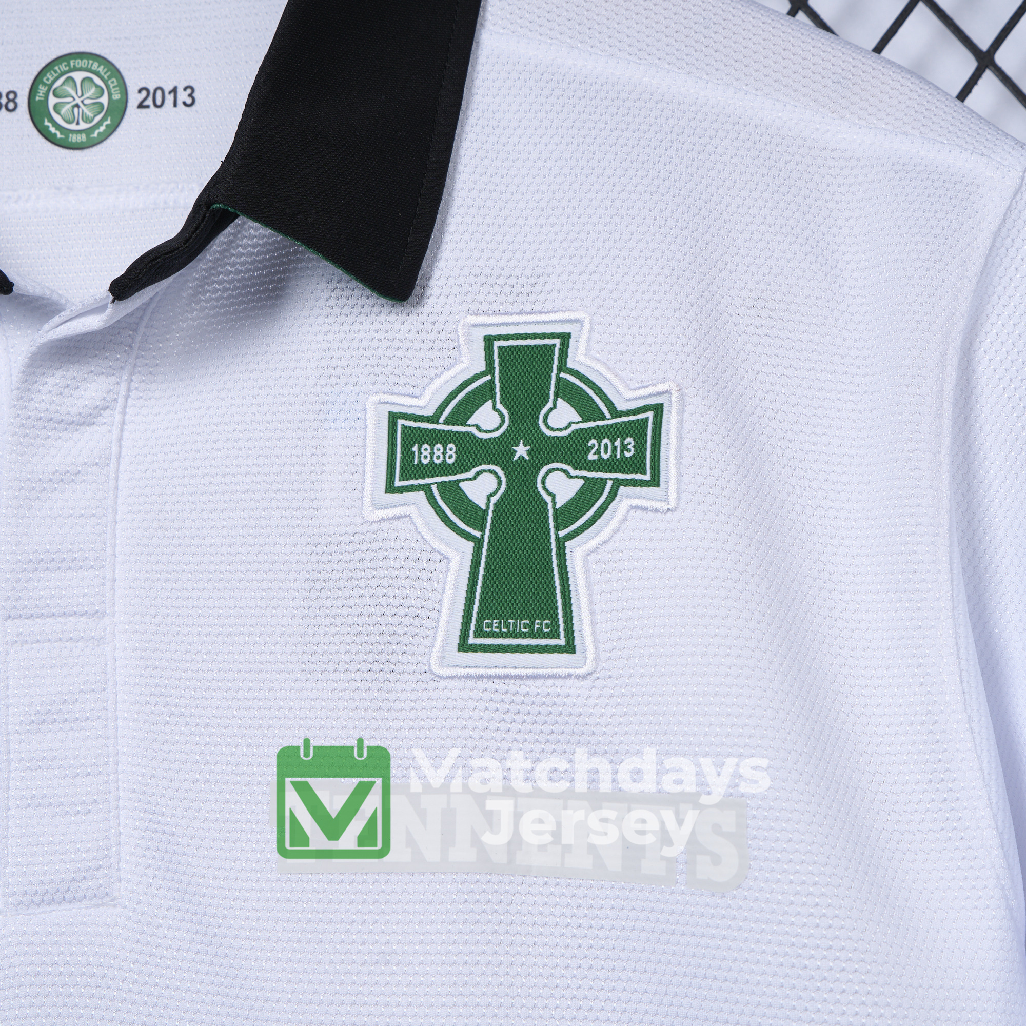 GlobeJersey-Retro Celtic 2012-13 Third 125th Anniversary White POLO Shirt