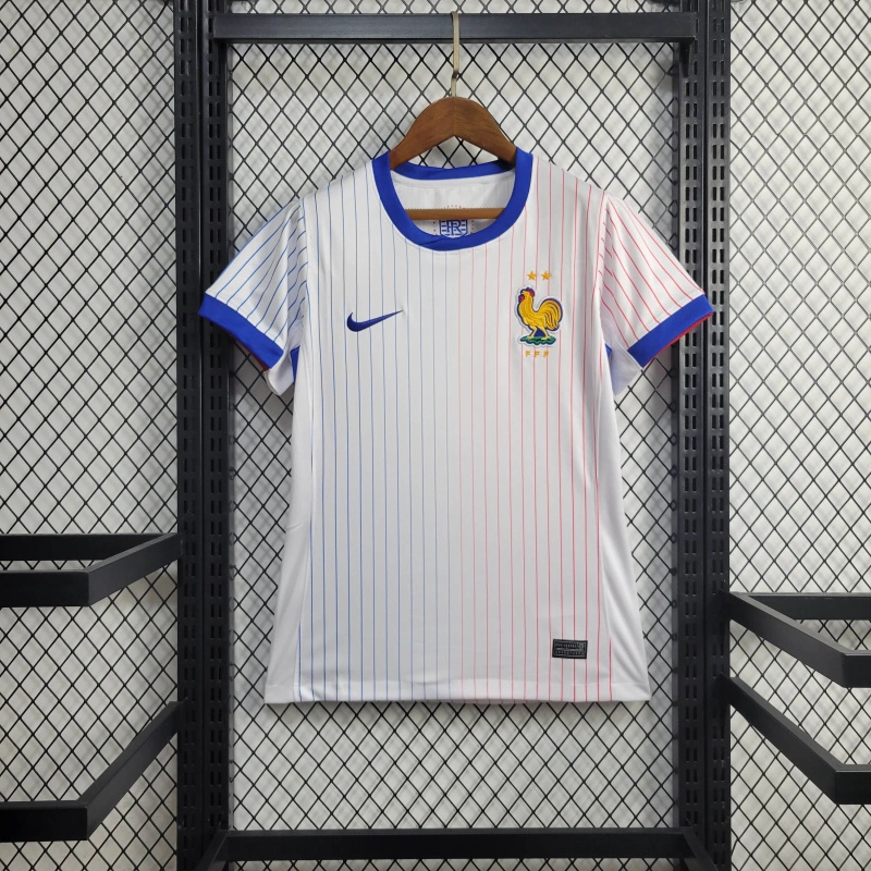 ManixJersey.com | Women's France 2024 Away Stadium Jersey -Customize Name, Number and Patch | Worldwide Shipping